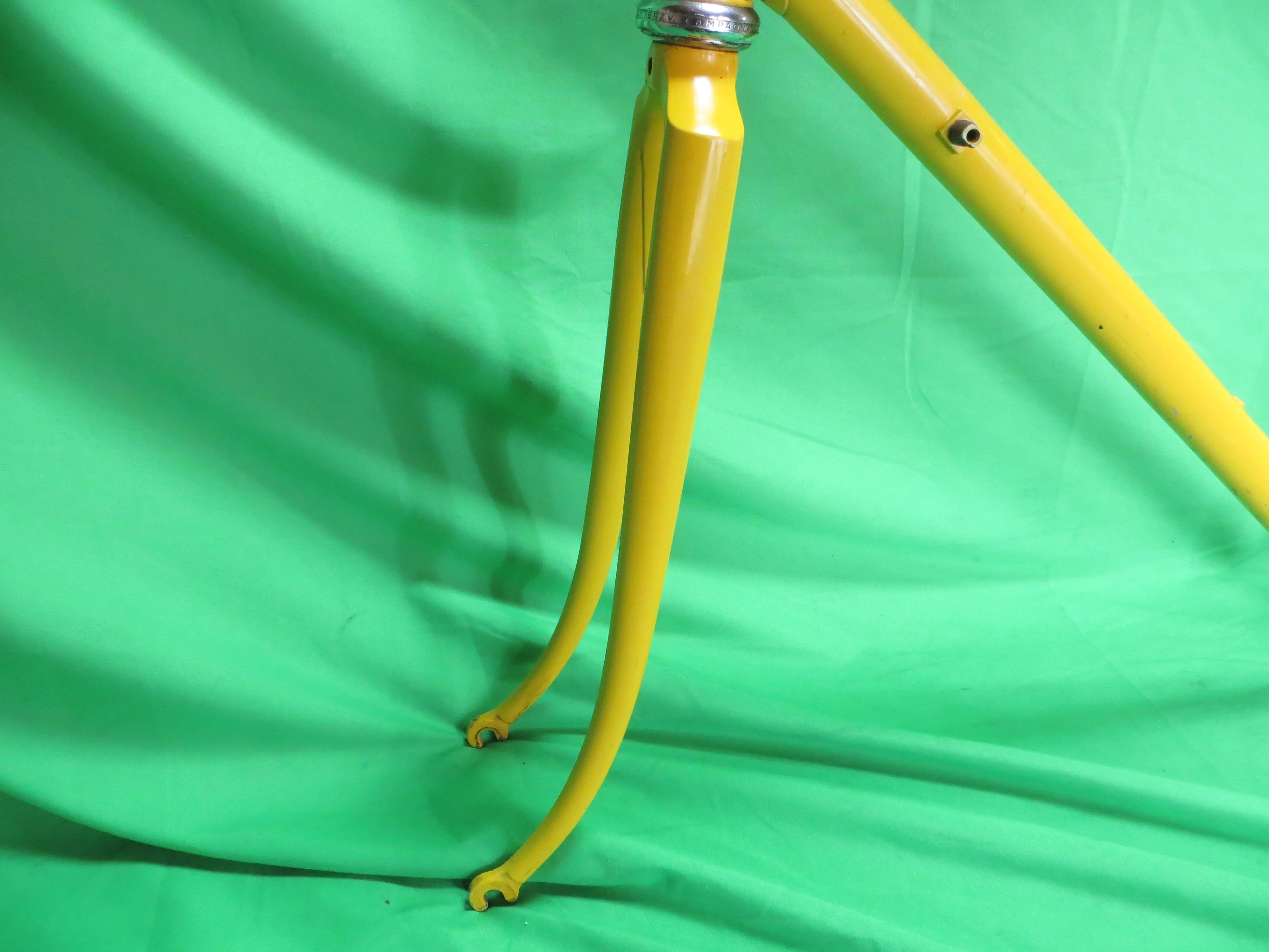 70's Nichibei Fuji Campy Dropouts Rearends // Yellow // 50cm Road Bike - Image 3