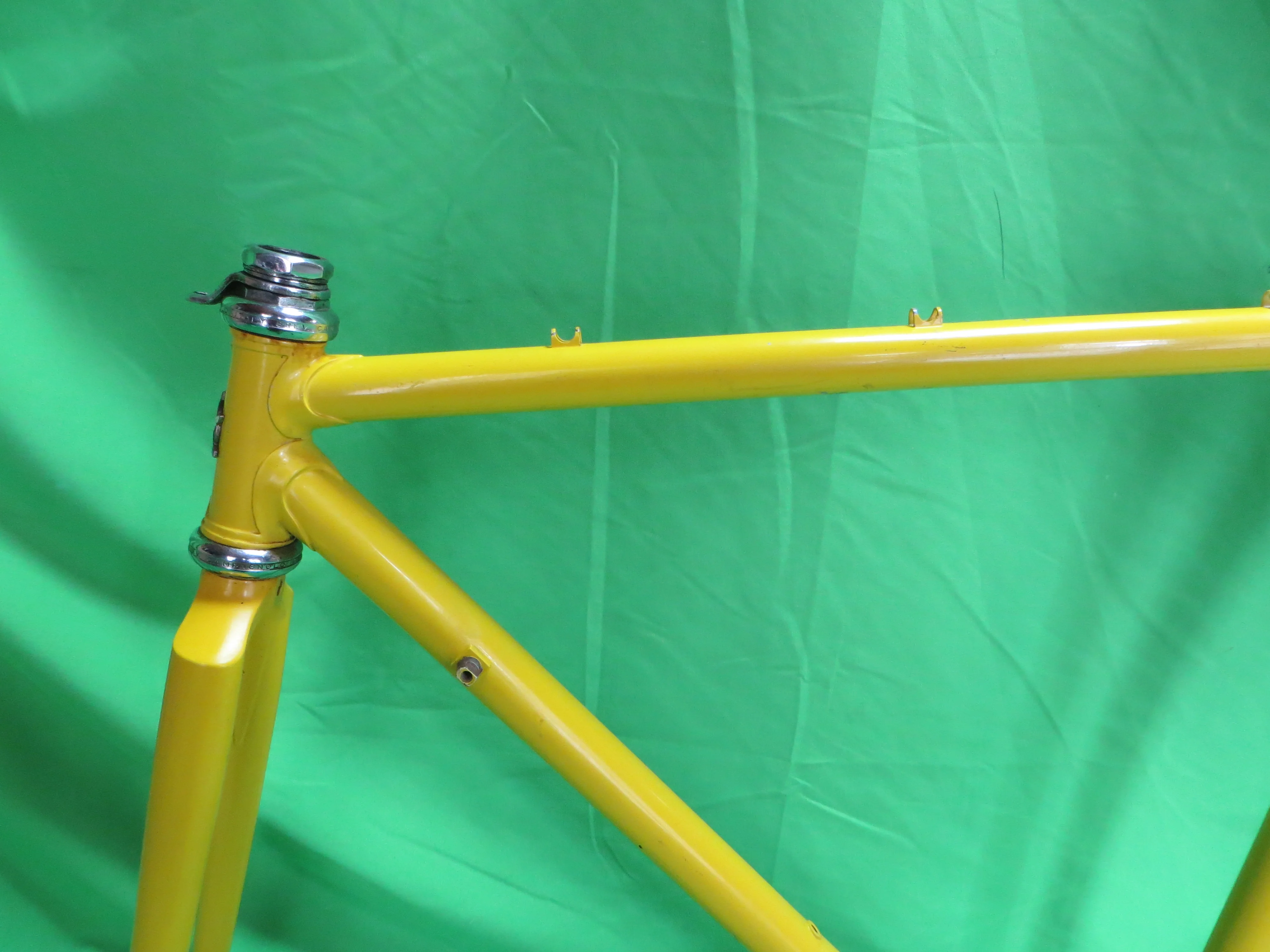 70's Nichibei Fuji Campy Dropouts Rearends // Yellow // 50cm Road Bike - Image 4