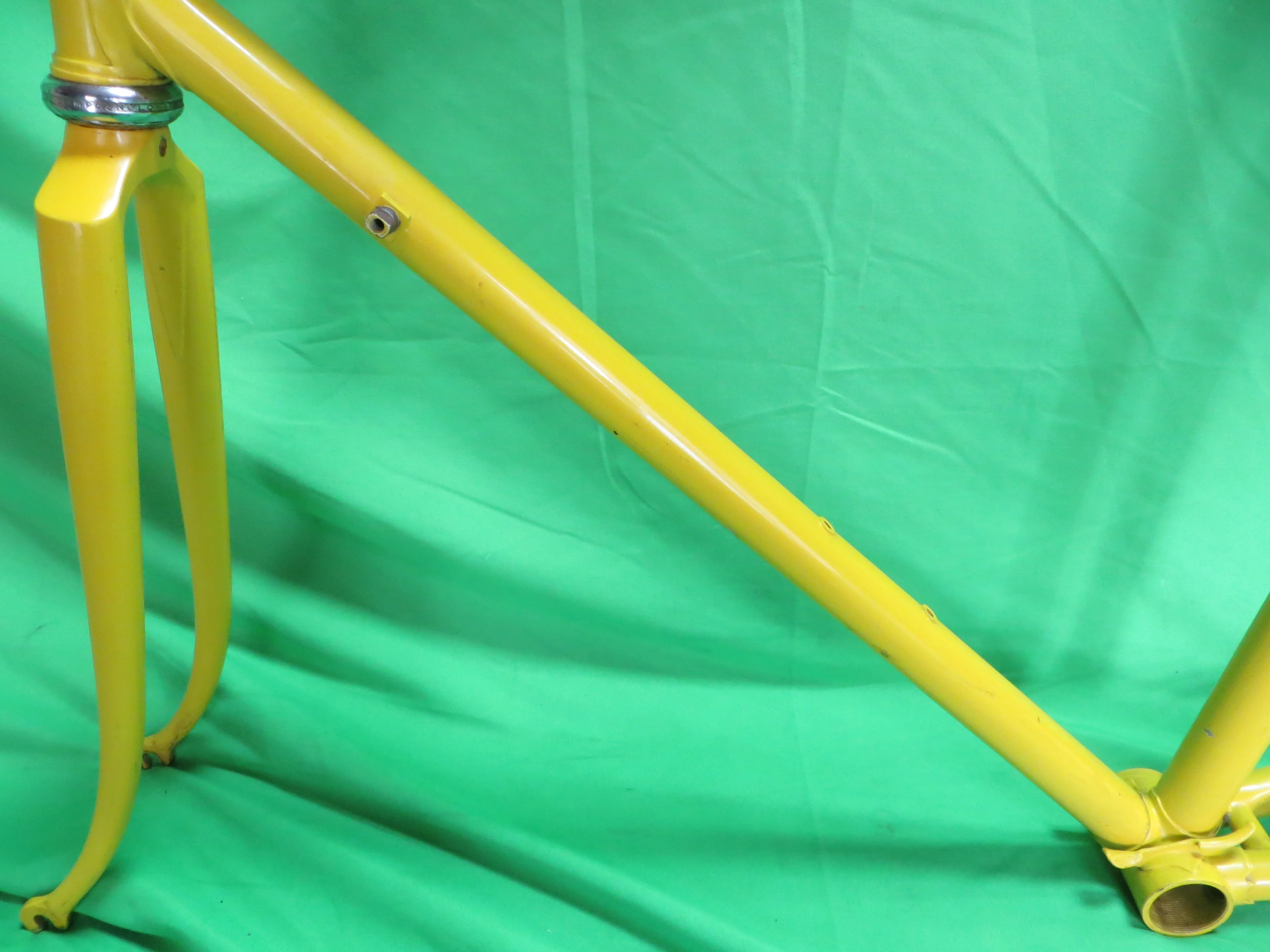 70's Nichibei Fuji Campy Dropouts Rearends // Yellow // 50cm Road Bike - Image 6