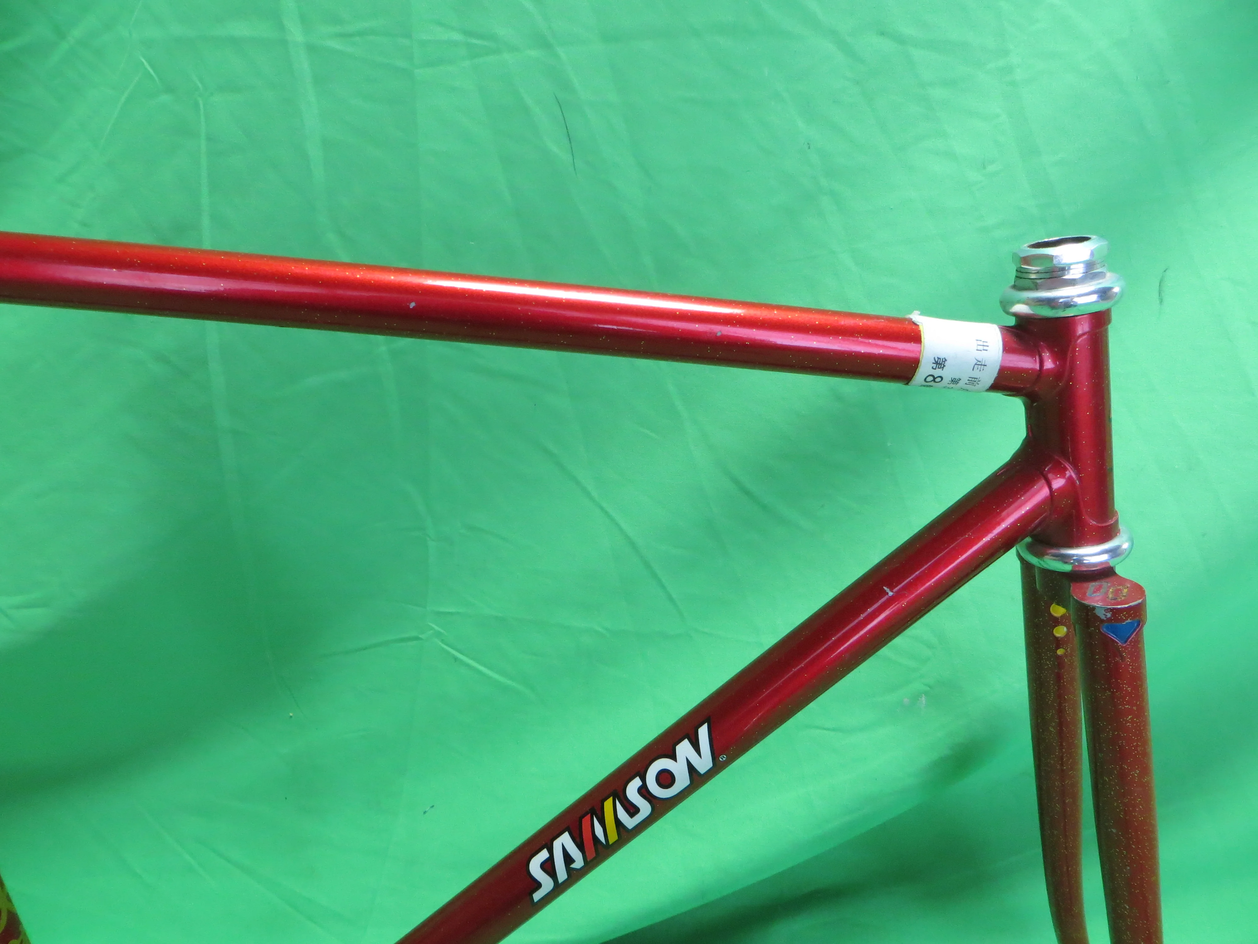 90's Samson Reynolds 753 // Red with Gold Flake // 49cm - Image 11