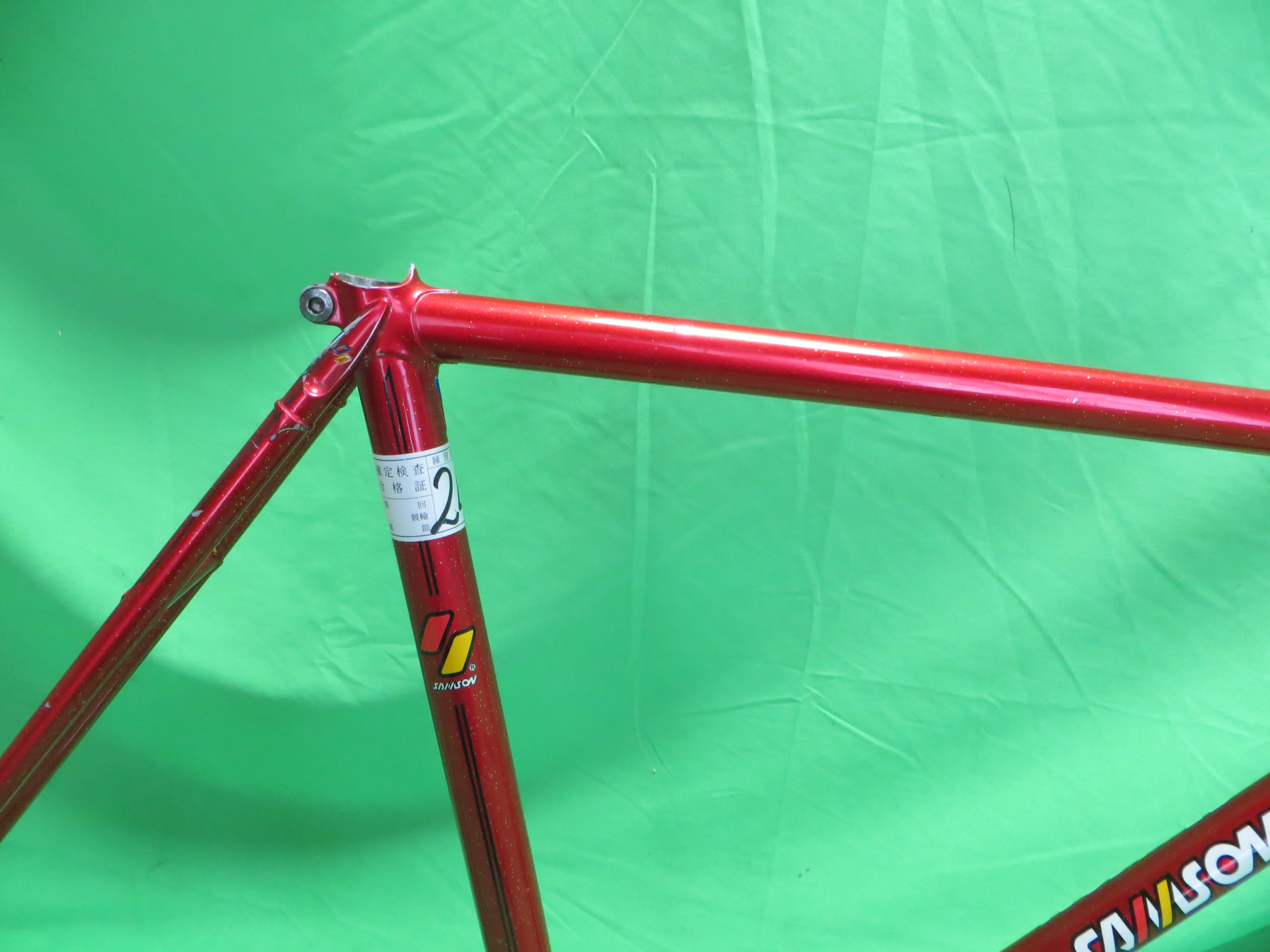 90's Samson Reynolds 753 // Red with Gold Flake // 49cm - Image 12