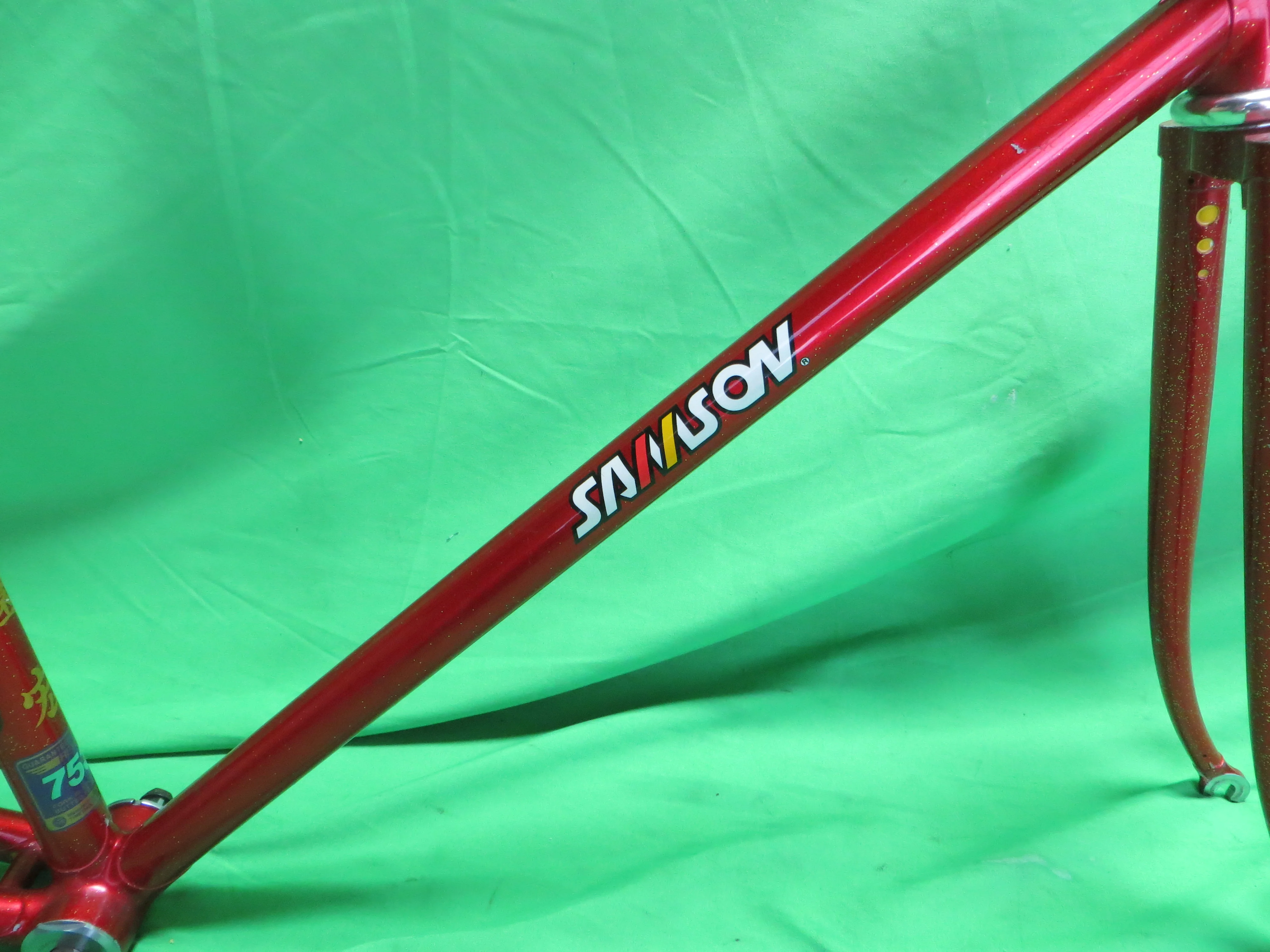 90's Samson Reynolds 753 // Red with Gold Flake // 49cm - Image 13