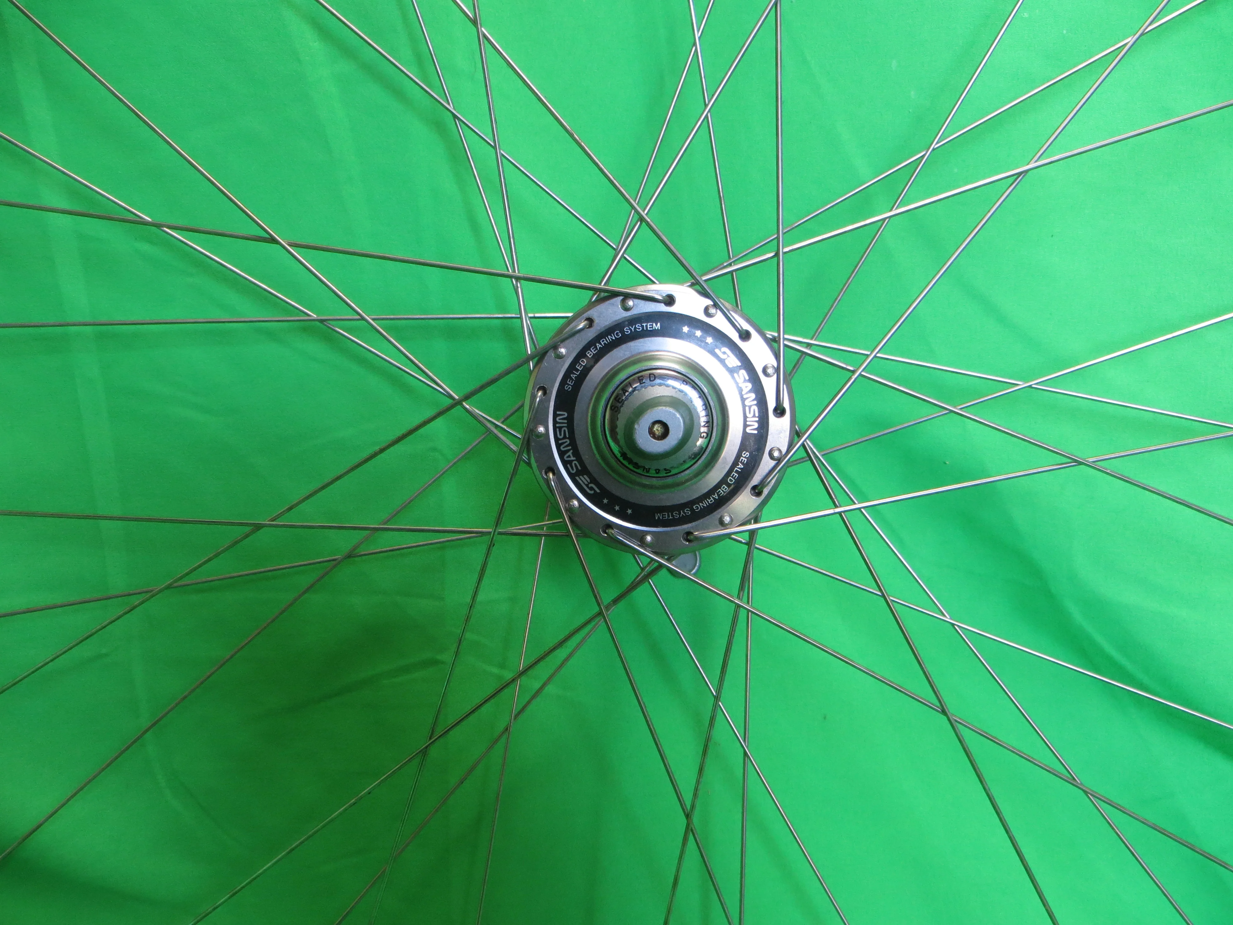 Ambrosio Montreal 700c 36H Tubular rim, Sansin Pro Training  100mm/9mm Front Hub Quick Release (24120103) - Image 5