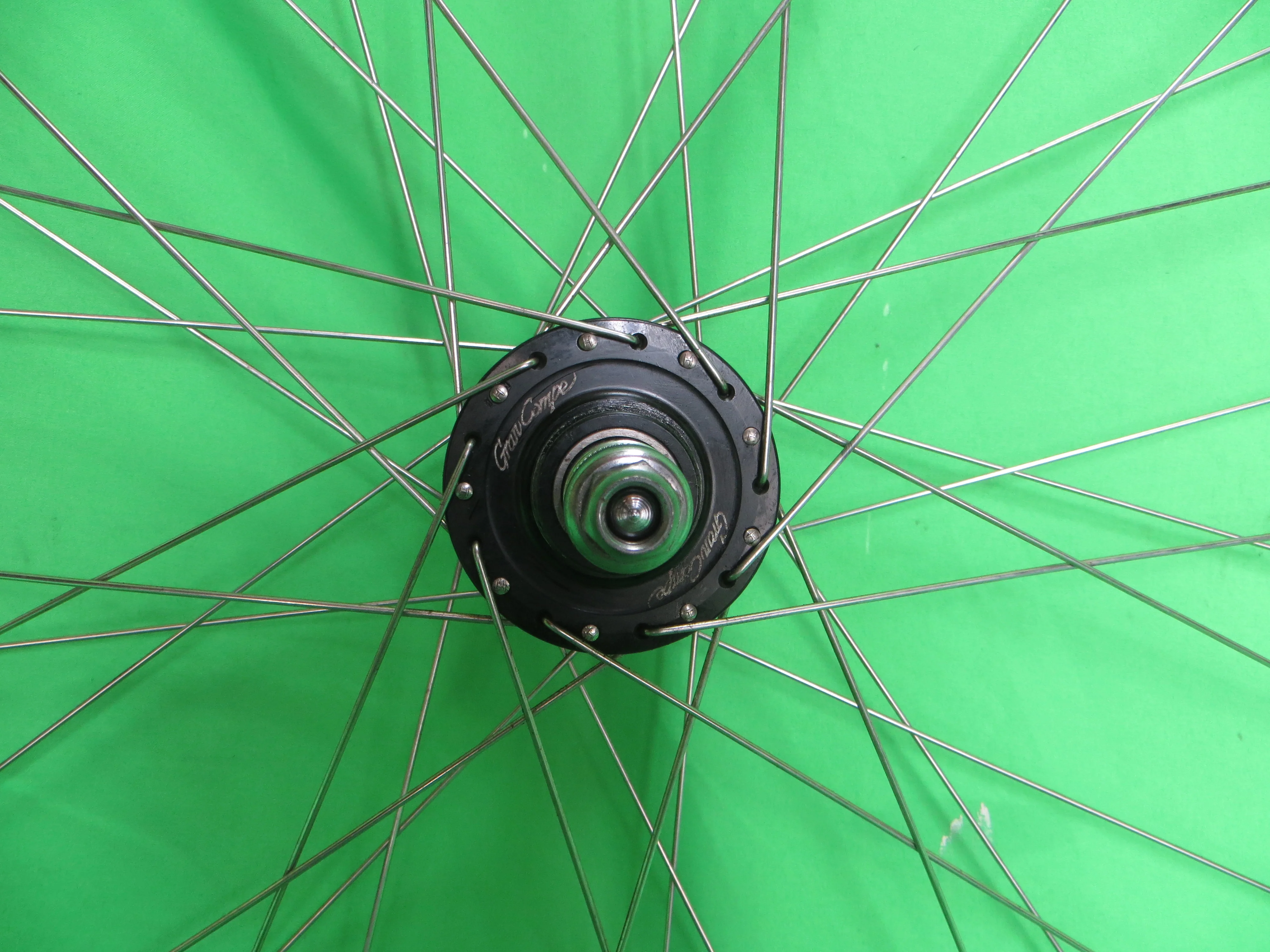 Ambrossio Evolution Clincher 36H 700c Rim, Yoshigai Gram Compe Rear Hub 120mm, Continental TIre (25032608) - Image 2