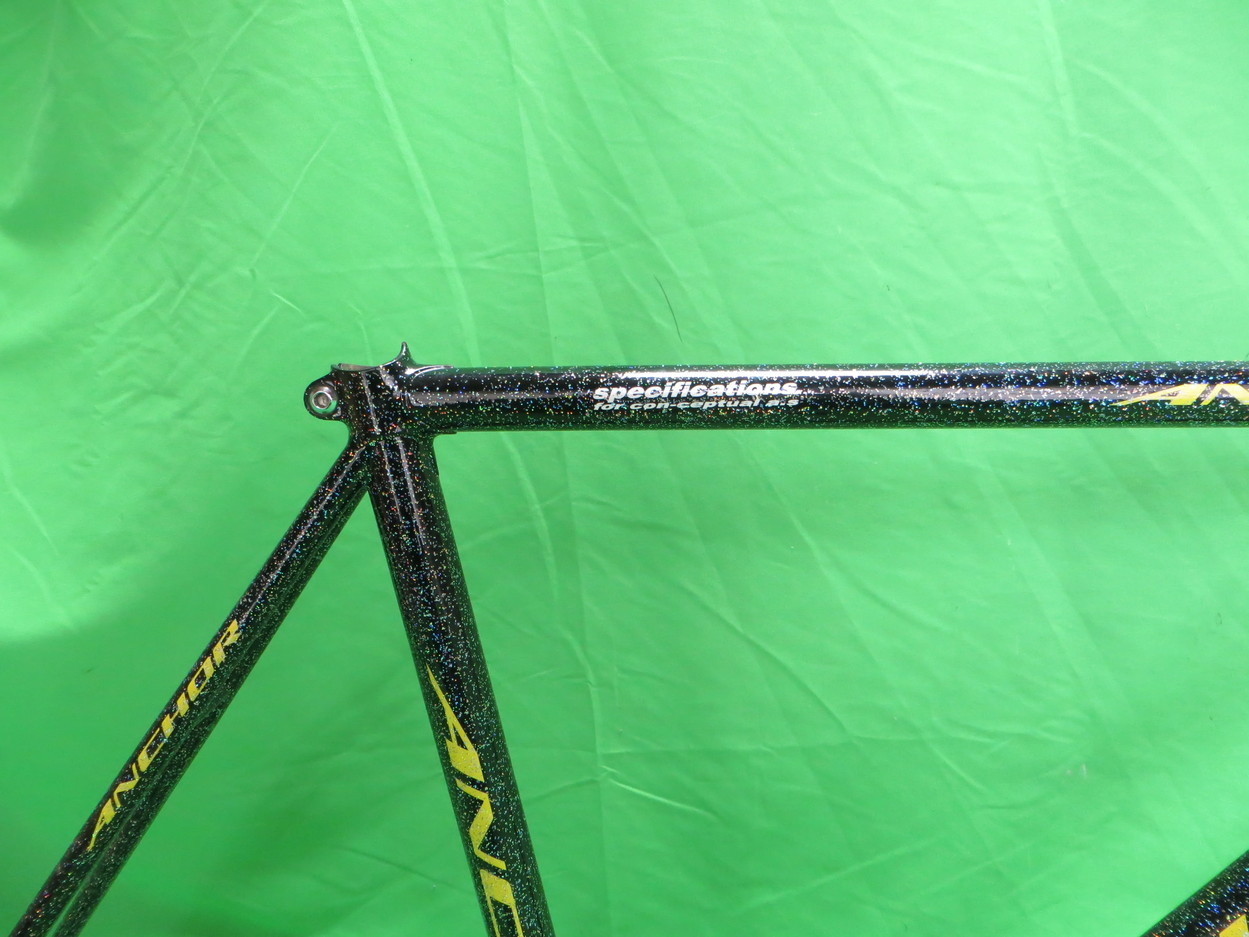 Anchor // Black with SUPER Rainbow Flake // 50.5cm - Image 12