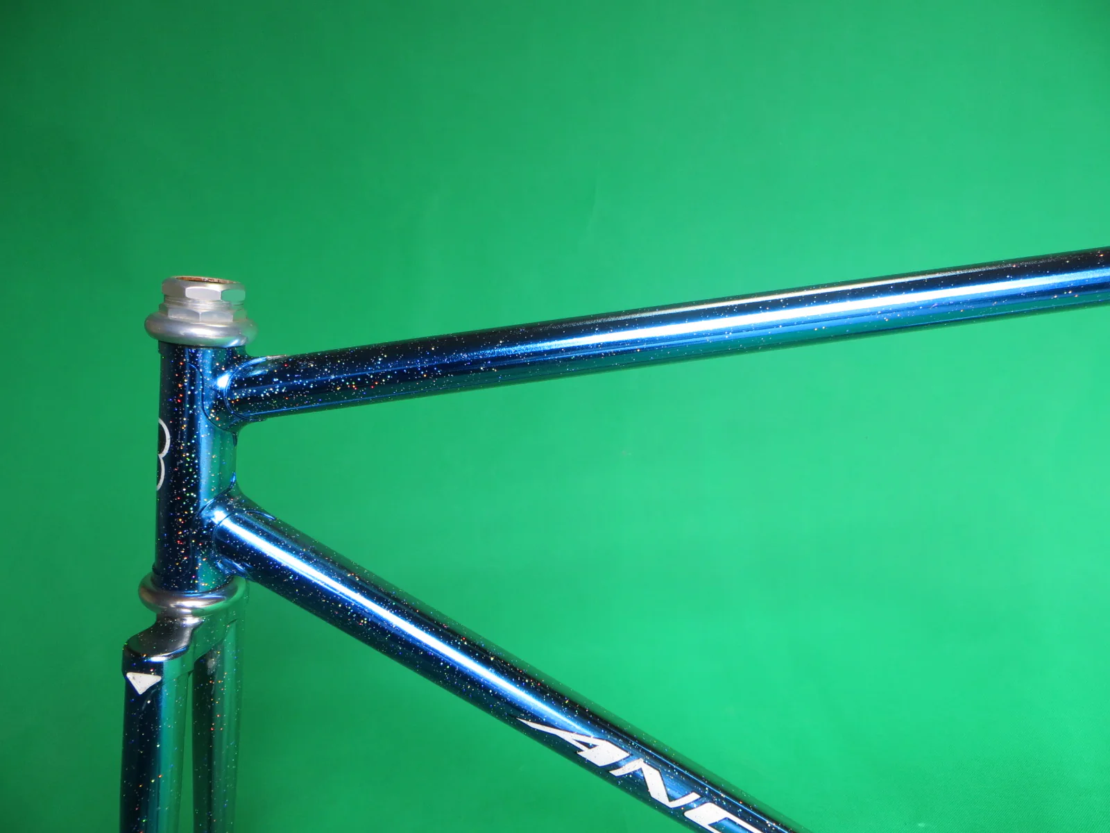 Anchor // Candy Blue with rainbow flake, Chrome Finish // Kaisei 019 // 50cm - Image 12