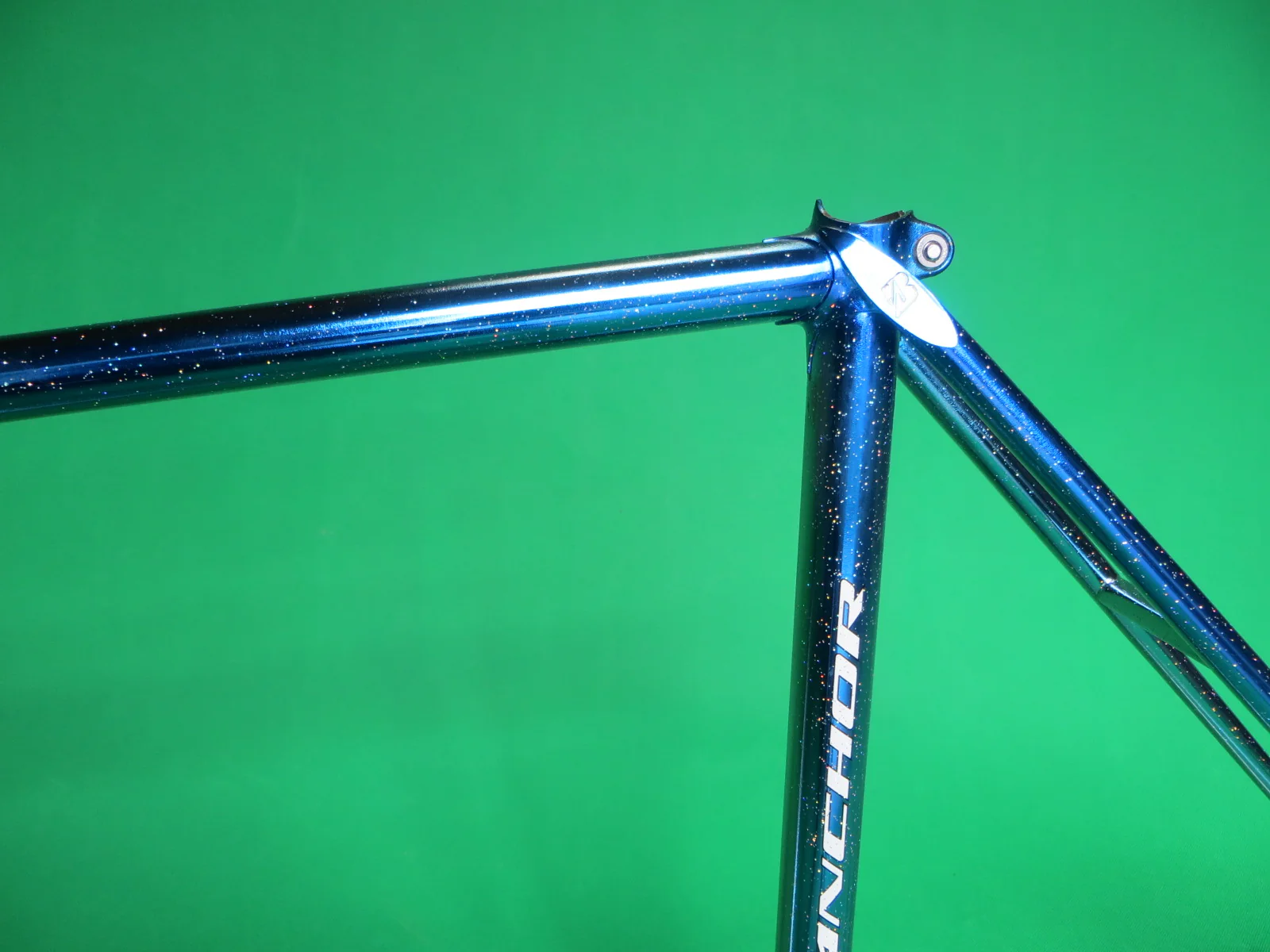 Anchor // Candy Blue with rainbow flake, Chrome Finish // Kaisei 019 // 50cm - Image 13