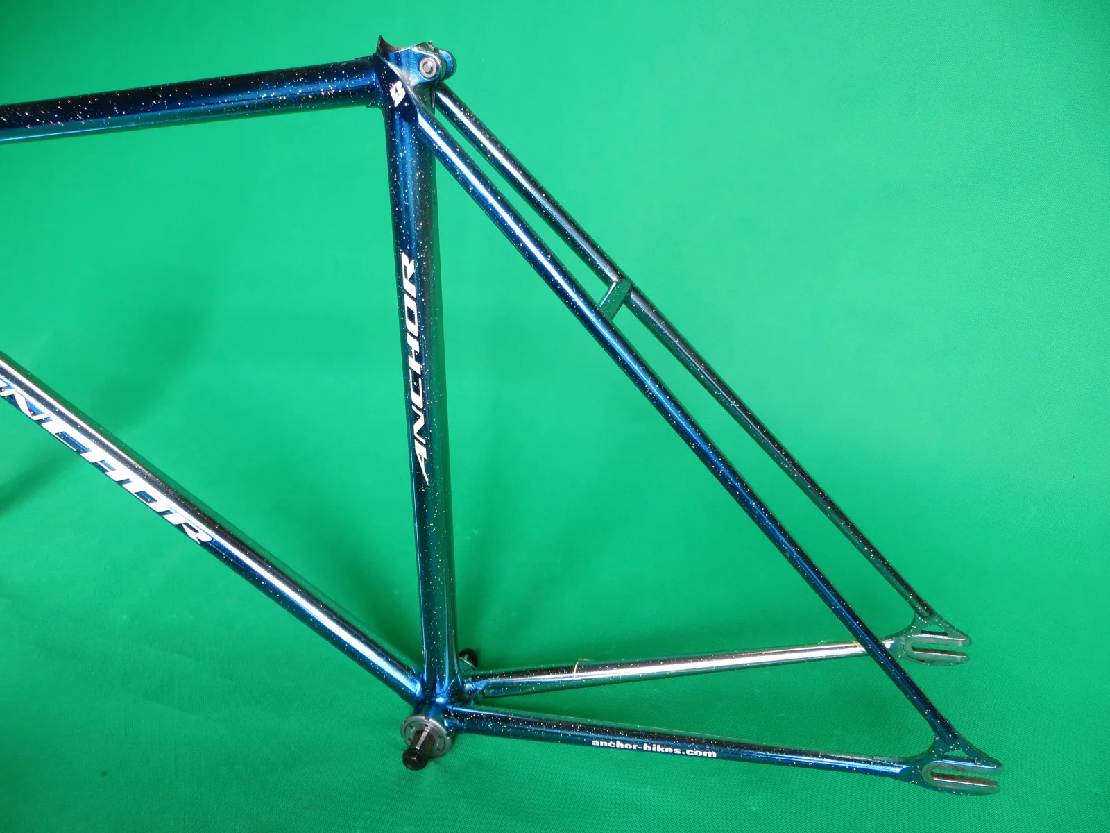 Anchor // Candy Blue with rainbow flake, Chrome Finish // Kaisei 019 // 50cm - Image 16