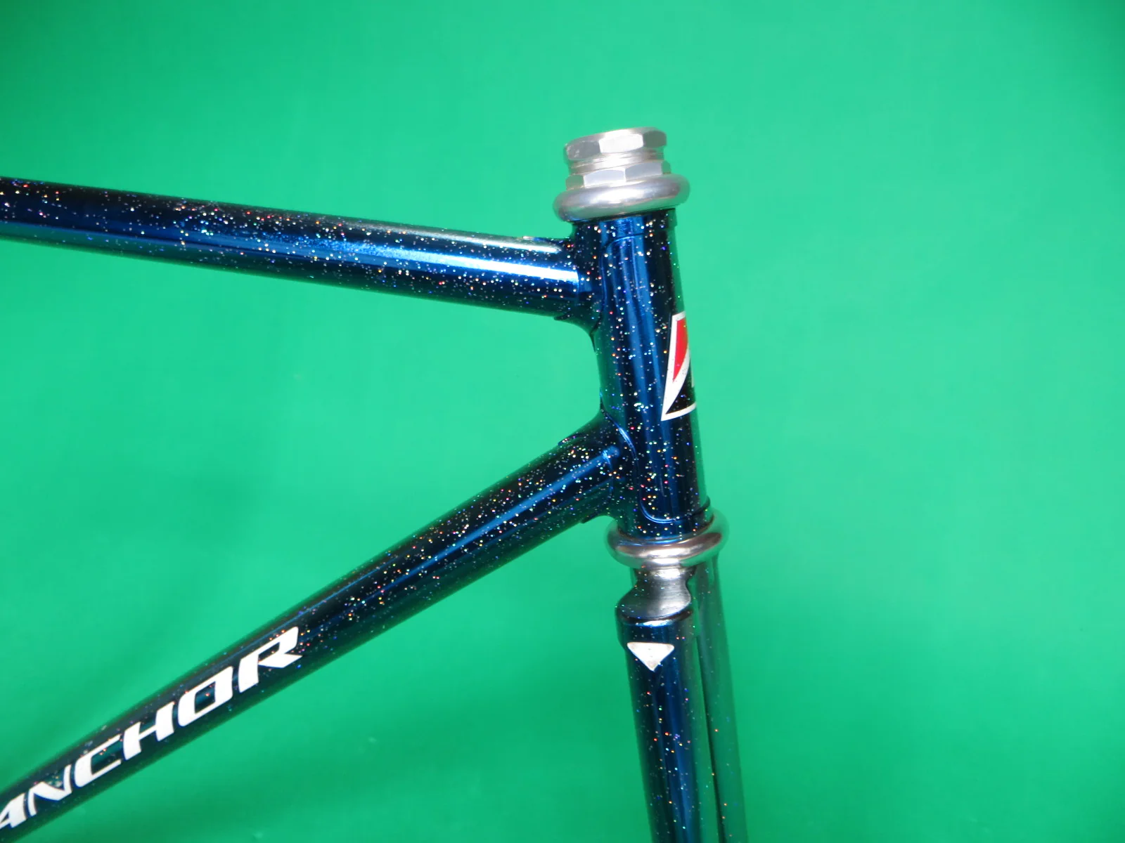 Anchor // Candy Blue with rainbow flake, Chrome Finish // Kaisei 019 // 50cm - Image 2