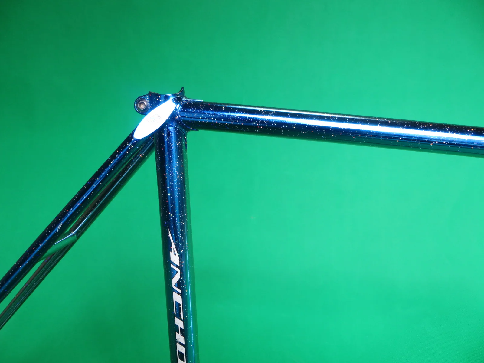 Anchor // Candy Blue with rainbow flake, Chrome Finish // Kaisei 019 // 50cm - Image 5