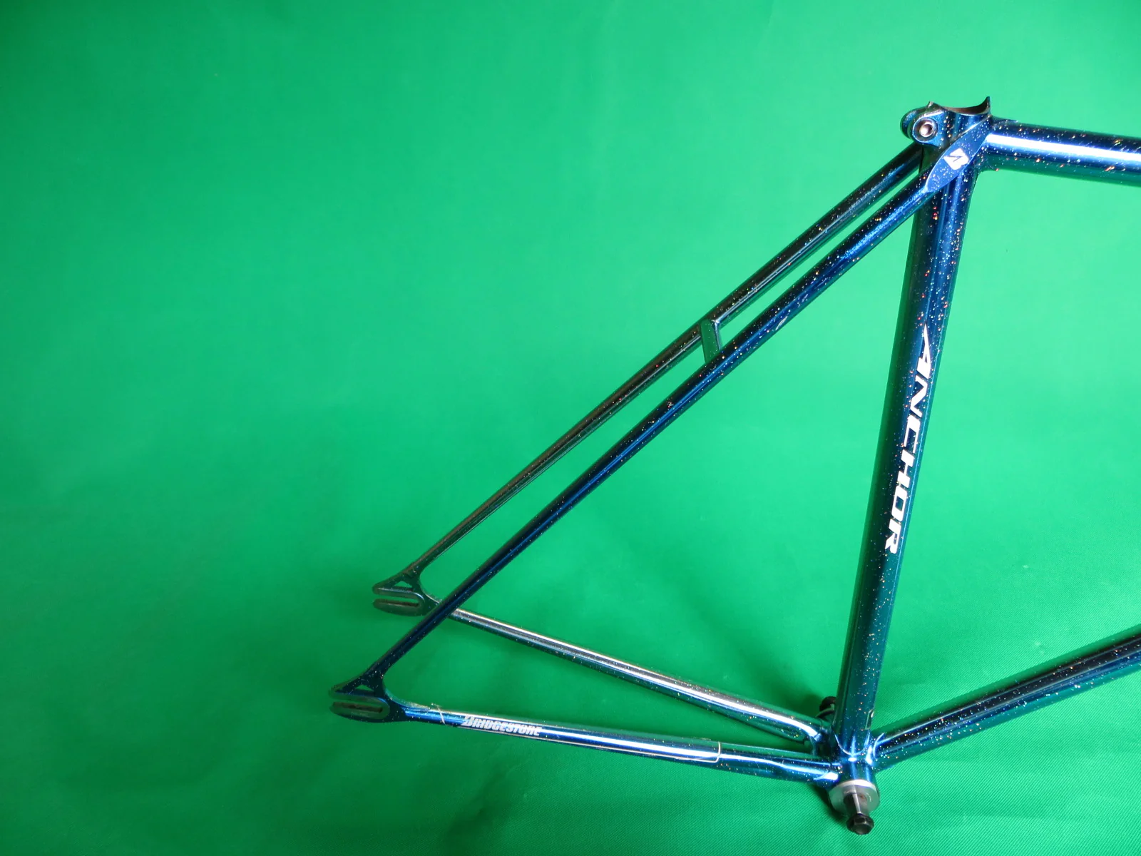 Anchor // Candy Blue with rainbow flake, Chrome Finish // Kaisei 019 // 50cm - Image 8