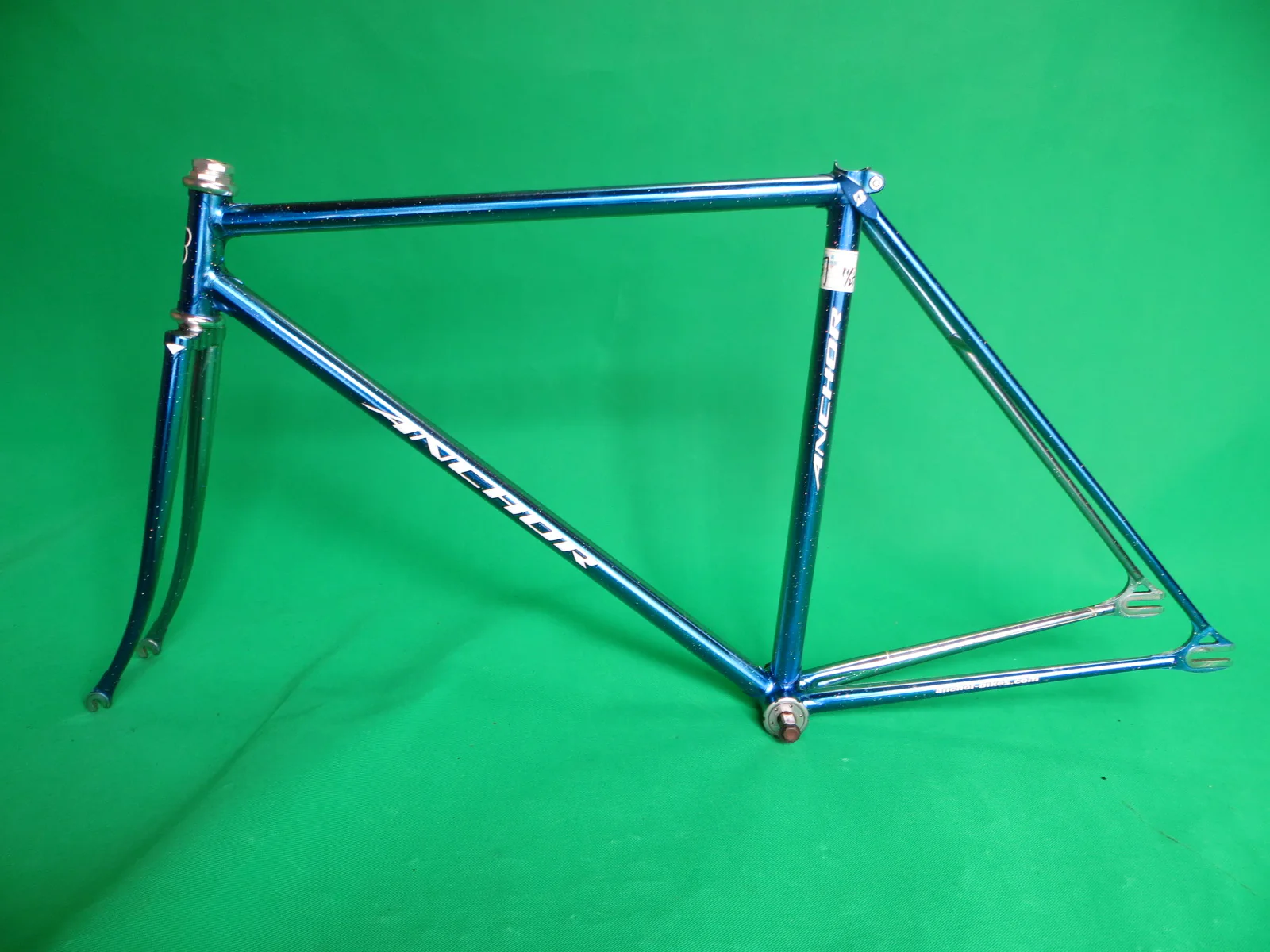 Anchor // Chrome Candy Blue Fade with Rainbow Flake // 50cm