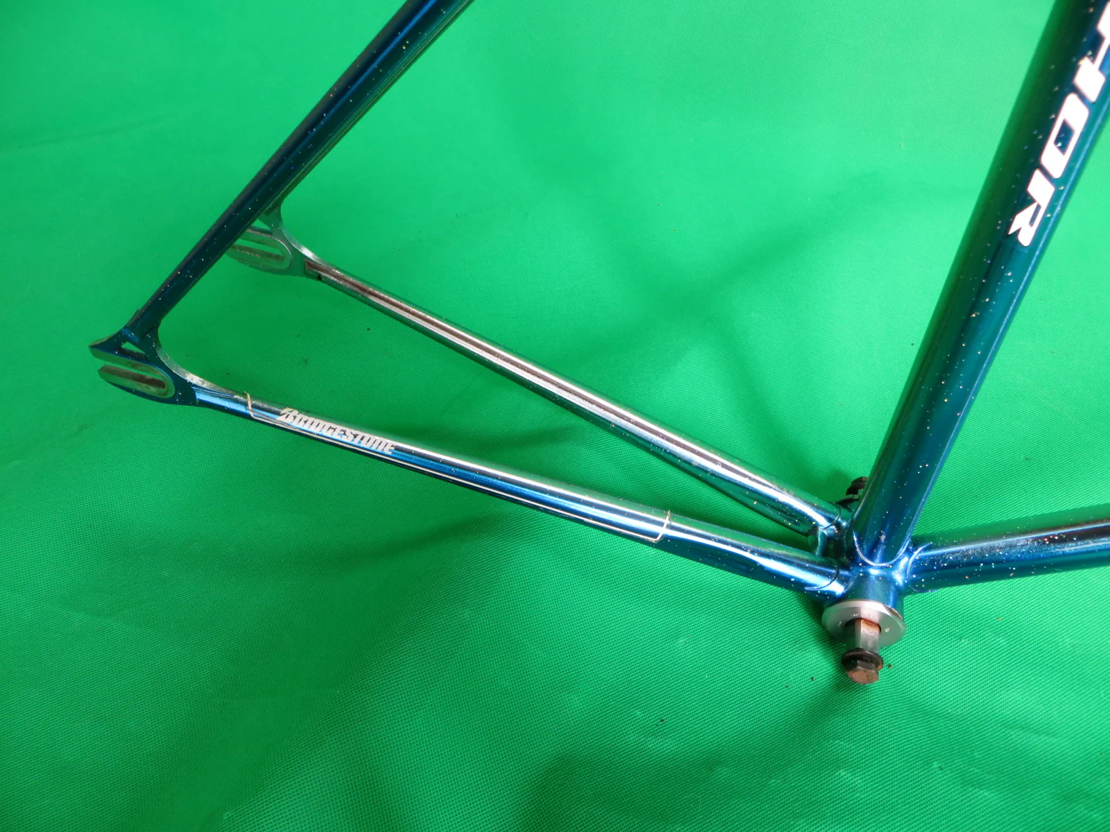 Anchor // Chrome Candy Blue Fade with Rainbow Flake // 50cm - Image 14