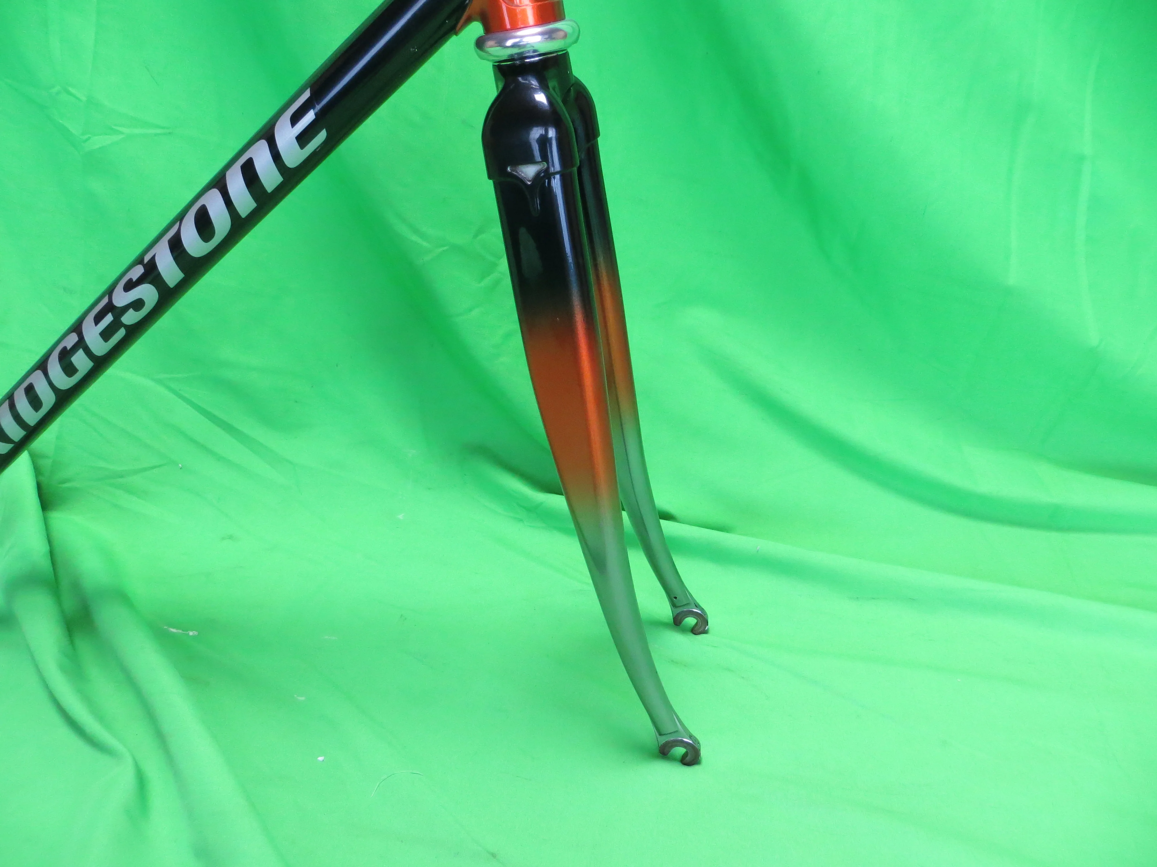 Bridgestone Columbus Max Fork // Orange / Black / Silver Metallic // 51 cm - Image 10
