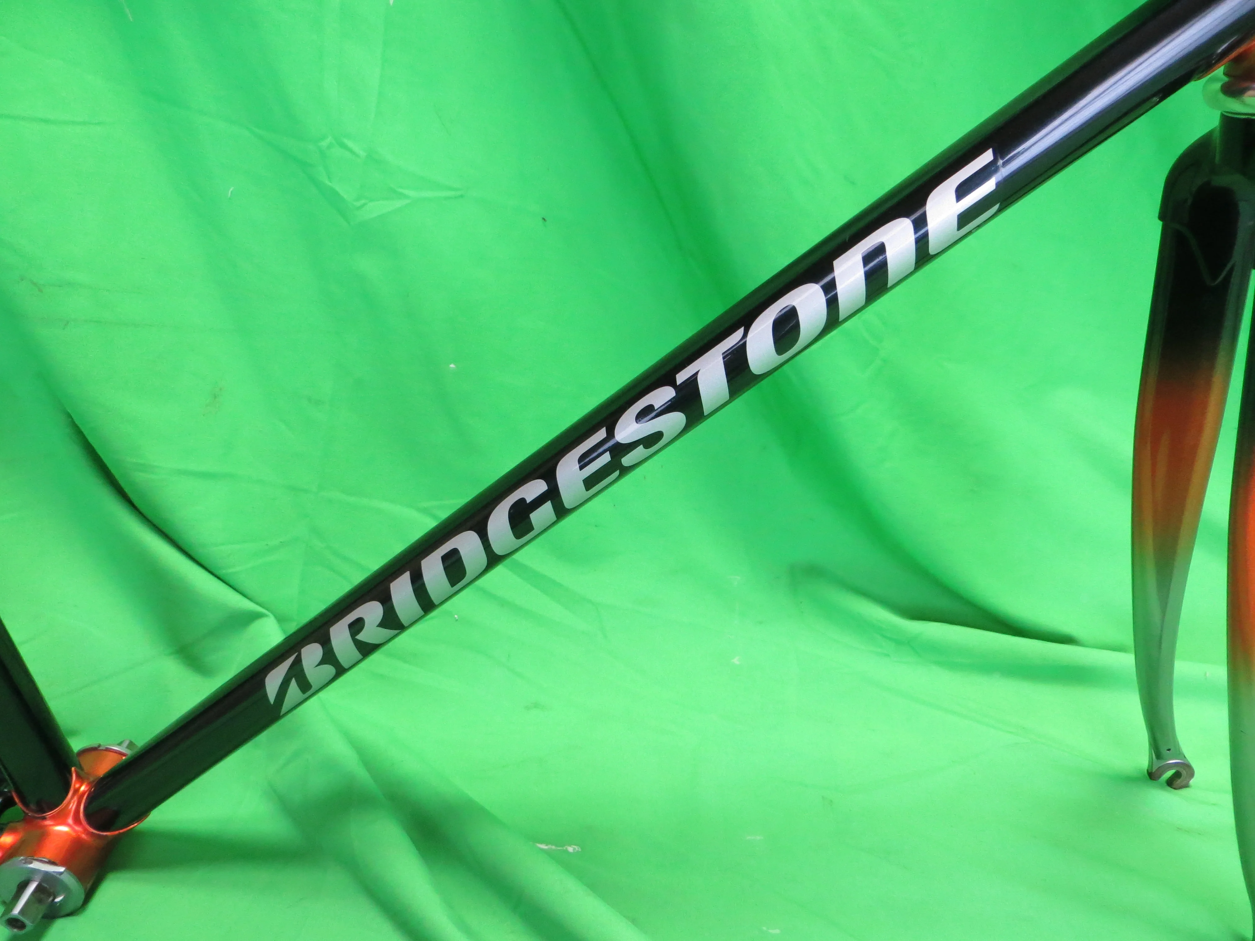 Bridgestone Columbus Max Fork // Orange / Black / Silver Metallic // 51 cm - Image 13