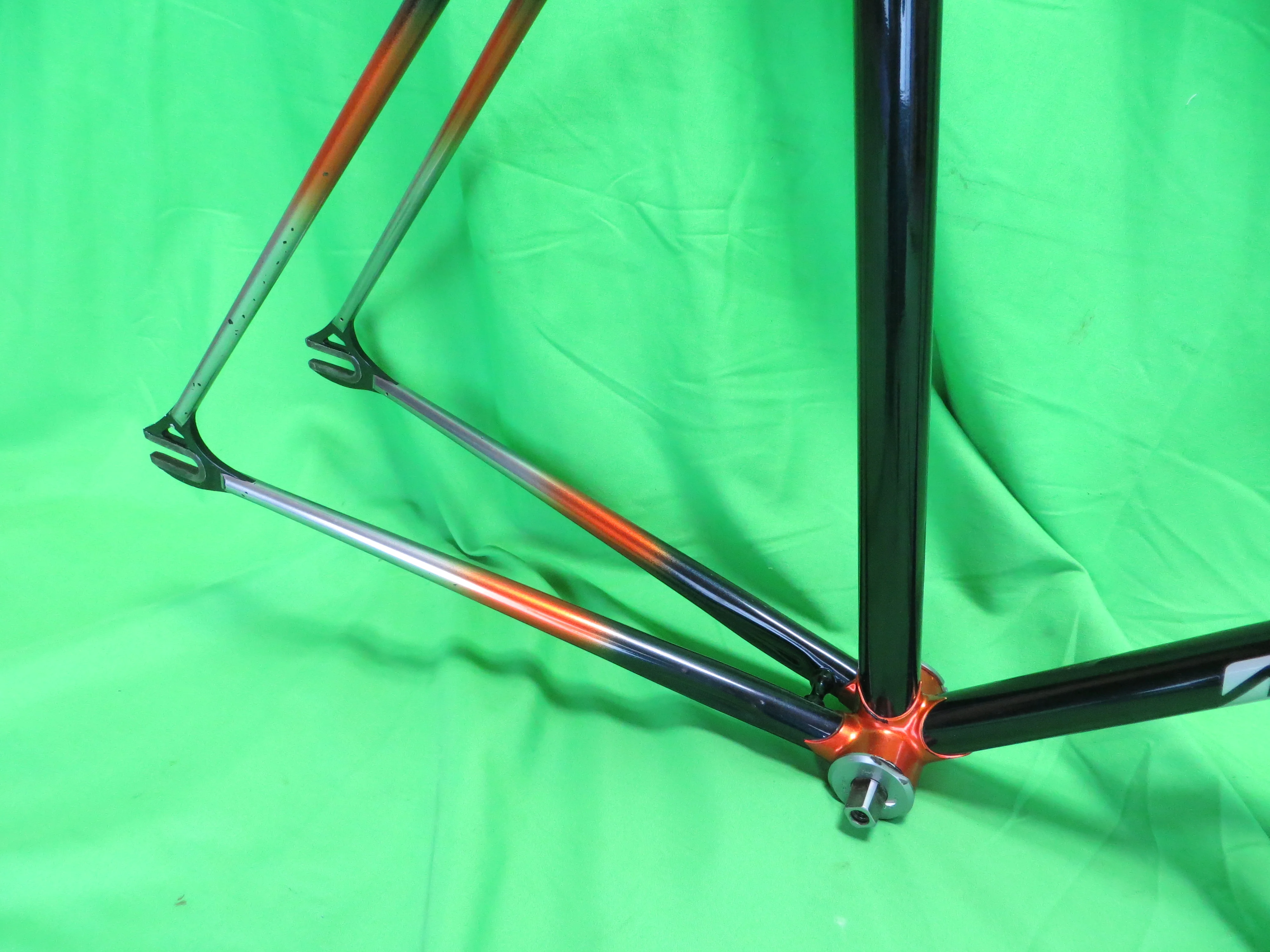 Bridgestone Columbus Max Fork // Orange / Black / Silver Metallic // 51 cm - Image 14