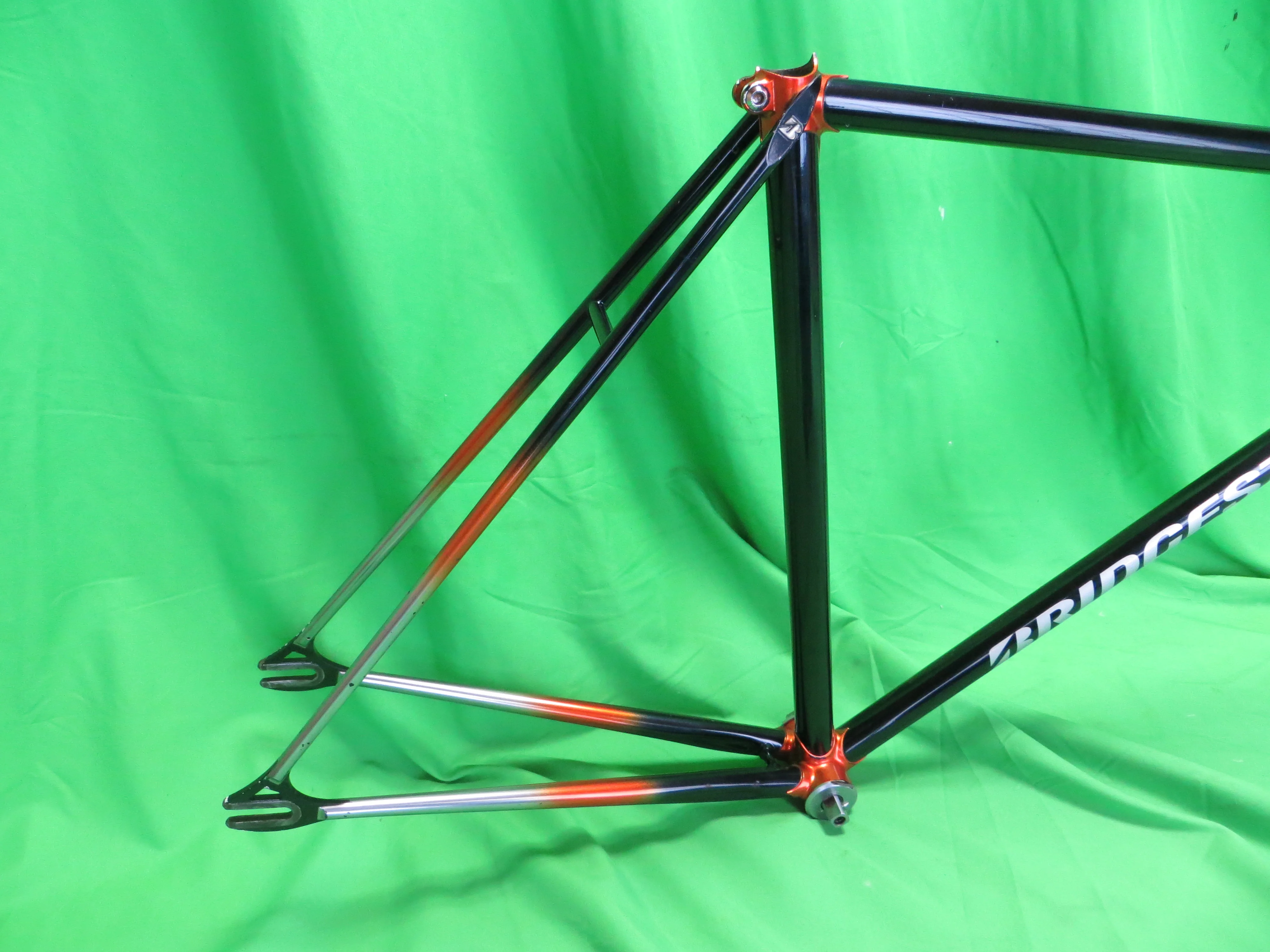 Bridgestone Columbus Max Fork // Orange / Black / Silver Metallic // 51 cm - Image 15
