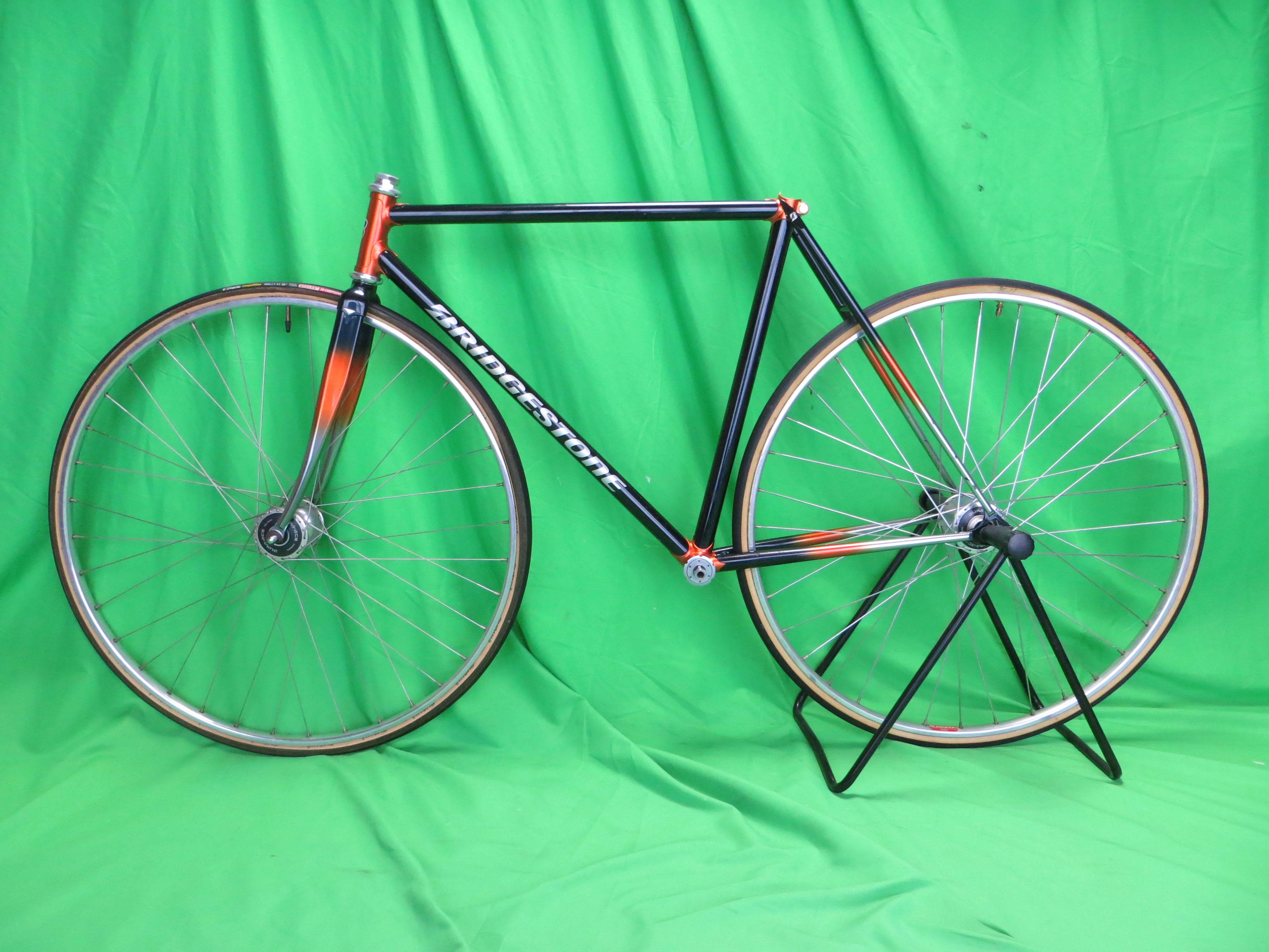 Bridgestone Columbus Max Fork // Orange / Black / Silver Metallic // 51 cm - Image 16