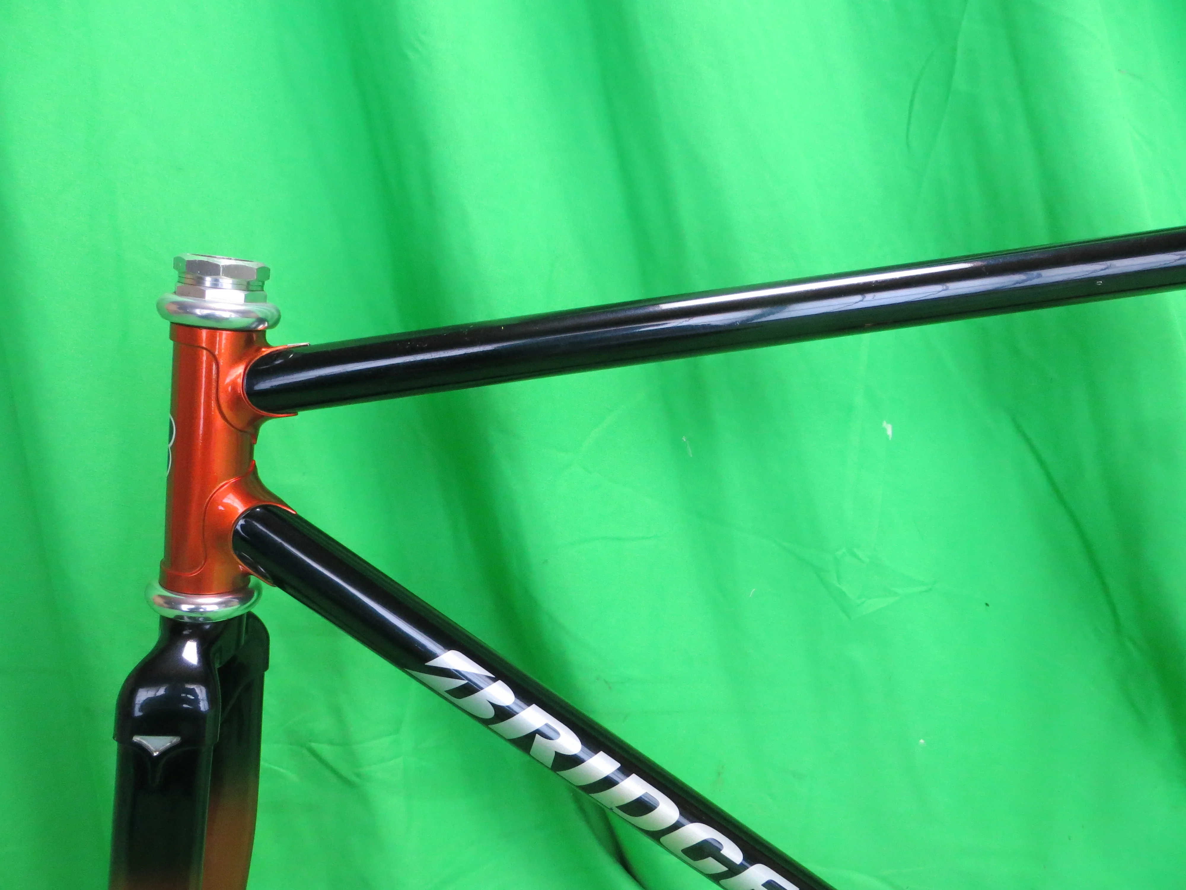 Bridgestone Columbus Max Fork // Orange / Black / Silver Metallic // 51 cm - Image 4