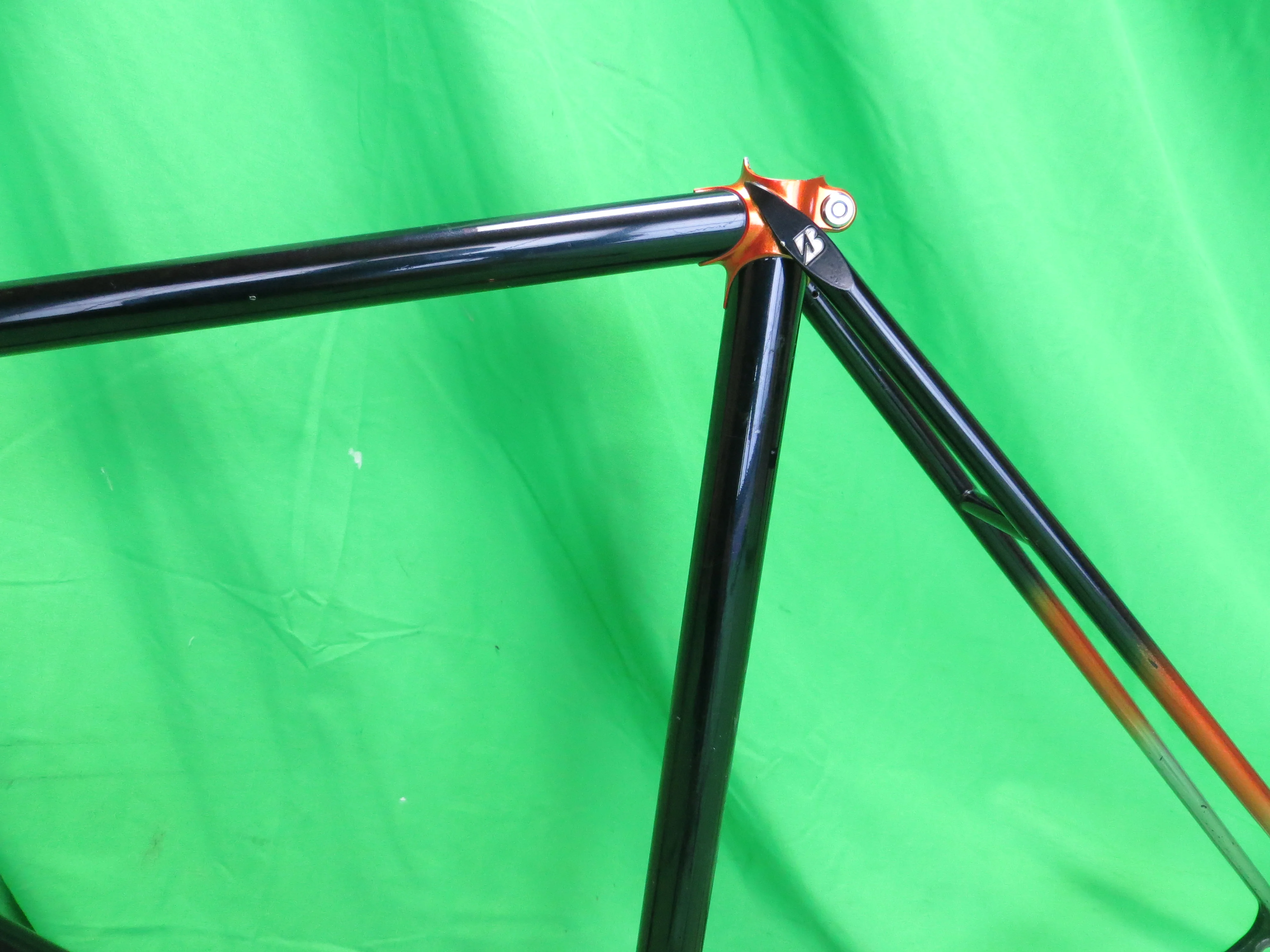Bridgestone Columbus Max Fork // Orange / Black / Silver Metallic // 51 cm - Image 5