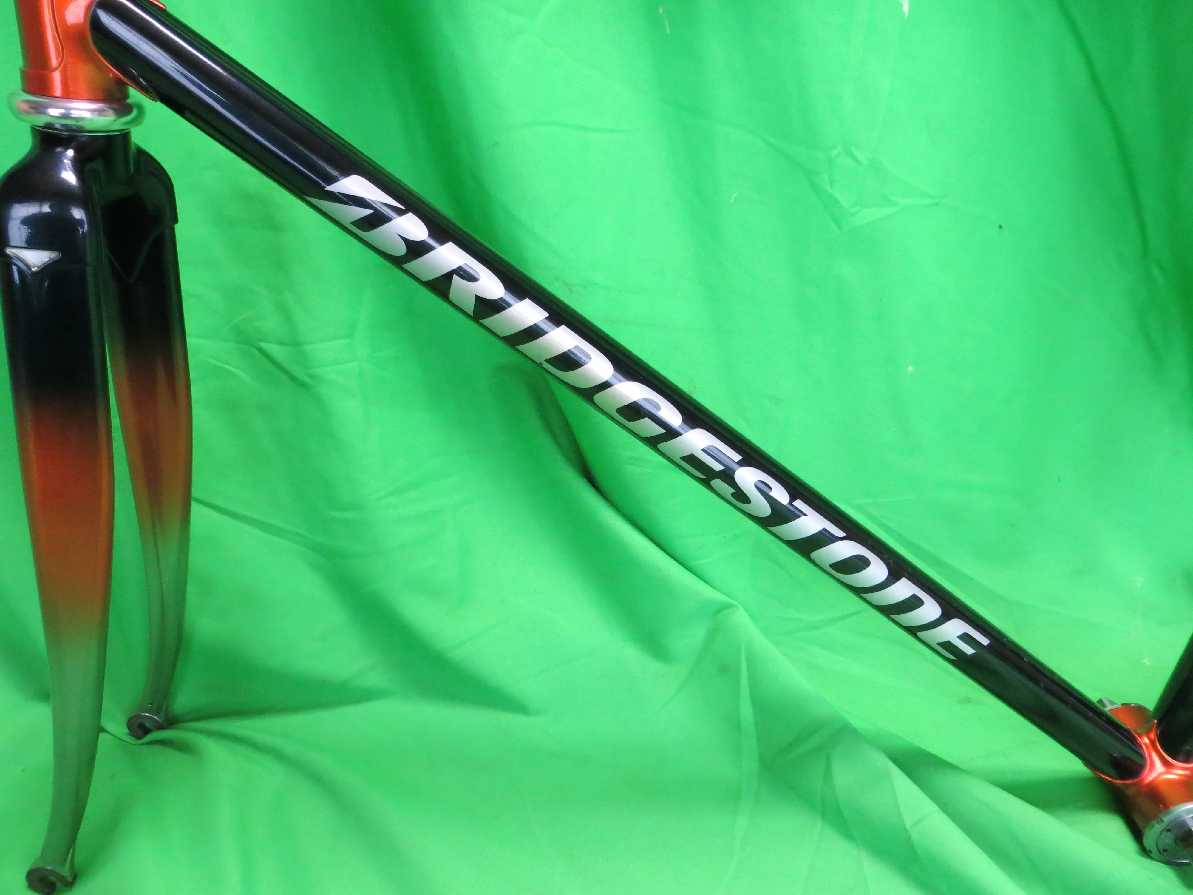 Bridgestone Columbus Max Fork // Orange / Black / Silver Metallic // 51 cm - Image 6
