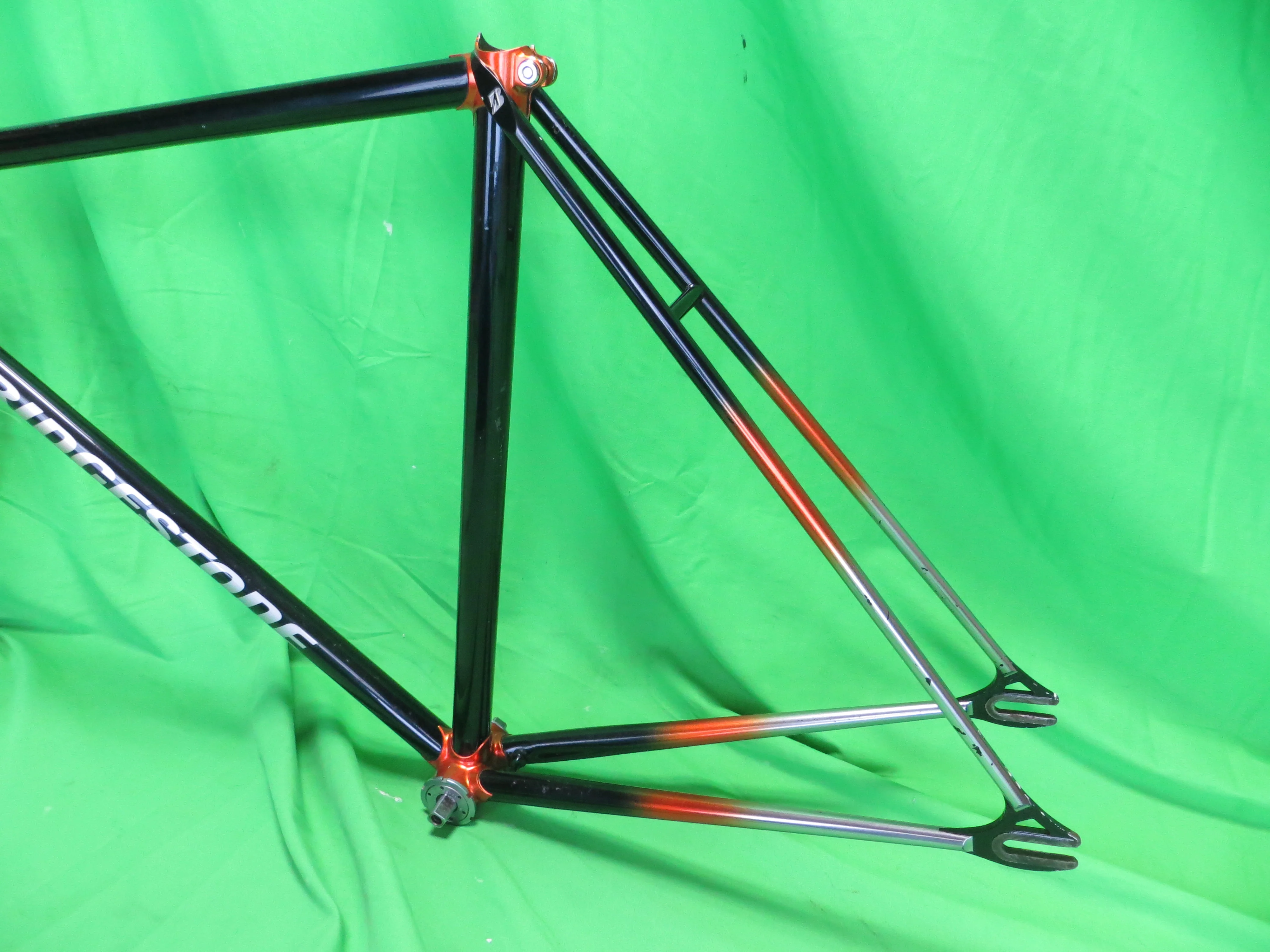 Bridgestone Columbus Max Fork // Orange / Black / Silver Metallic // 51 cm - Image 8