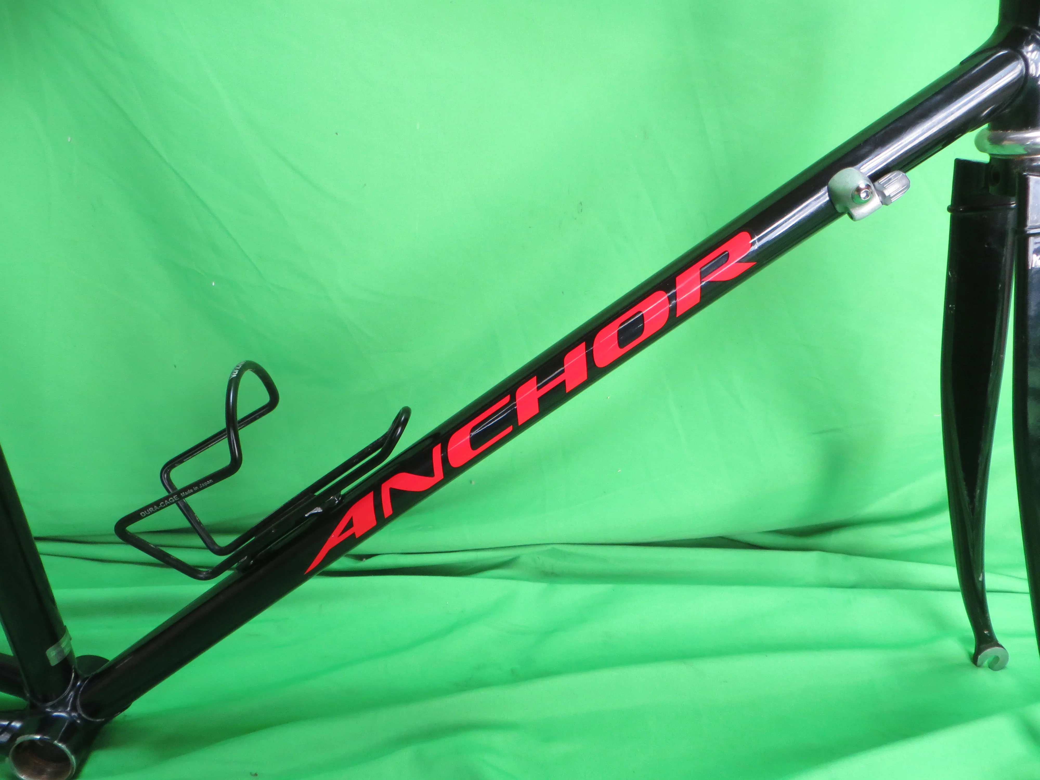 Anchor Columbus Max Fork Road Frame // Black with Fine Blue Flake // 54cm - Image 13
