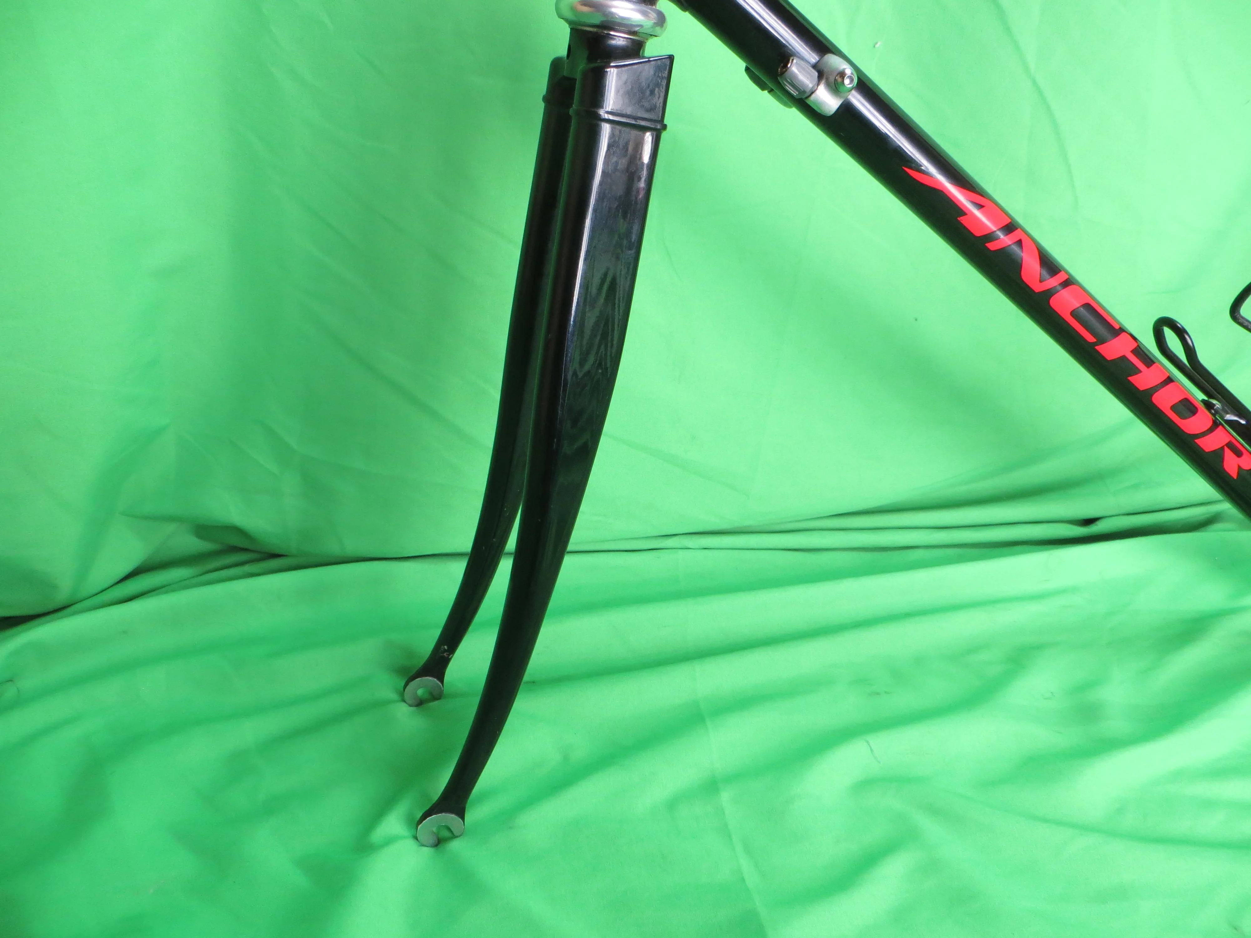 Anchor Columbus Max Fork Road Frame // Black with Fine Blue Flake // 54cm - Image 3