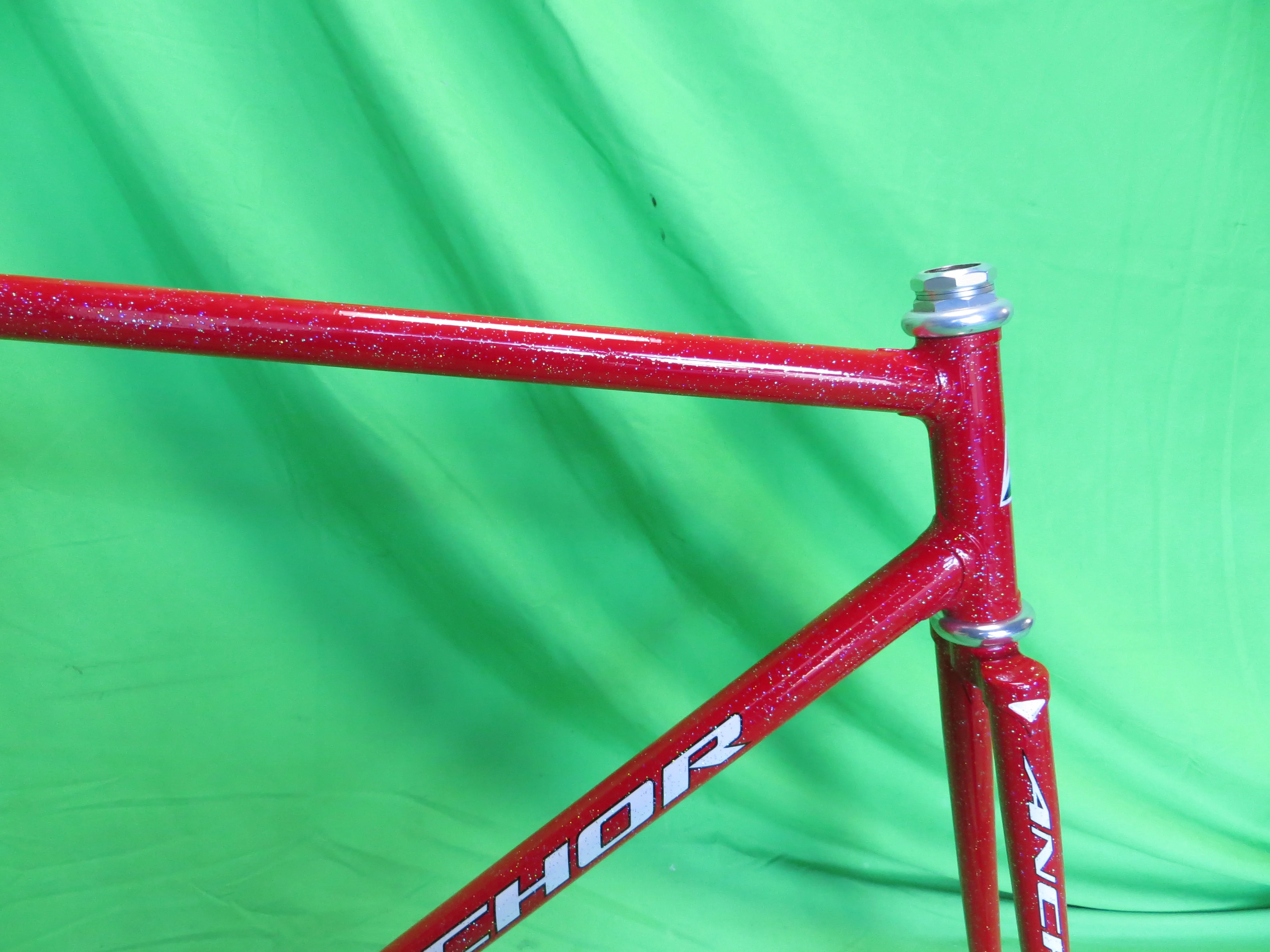 Anchor Kaisei 019 // Red with Rainbow Flake // 53cm - Image 11