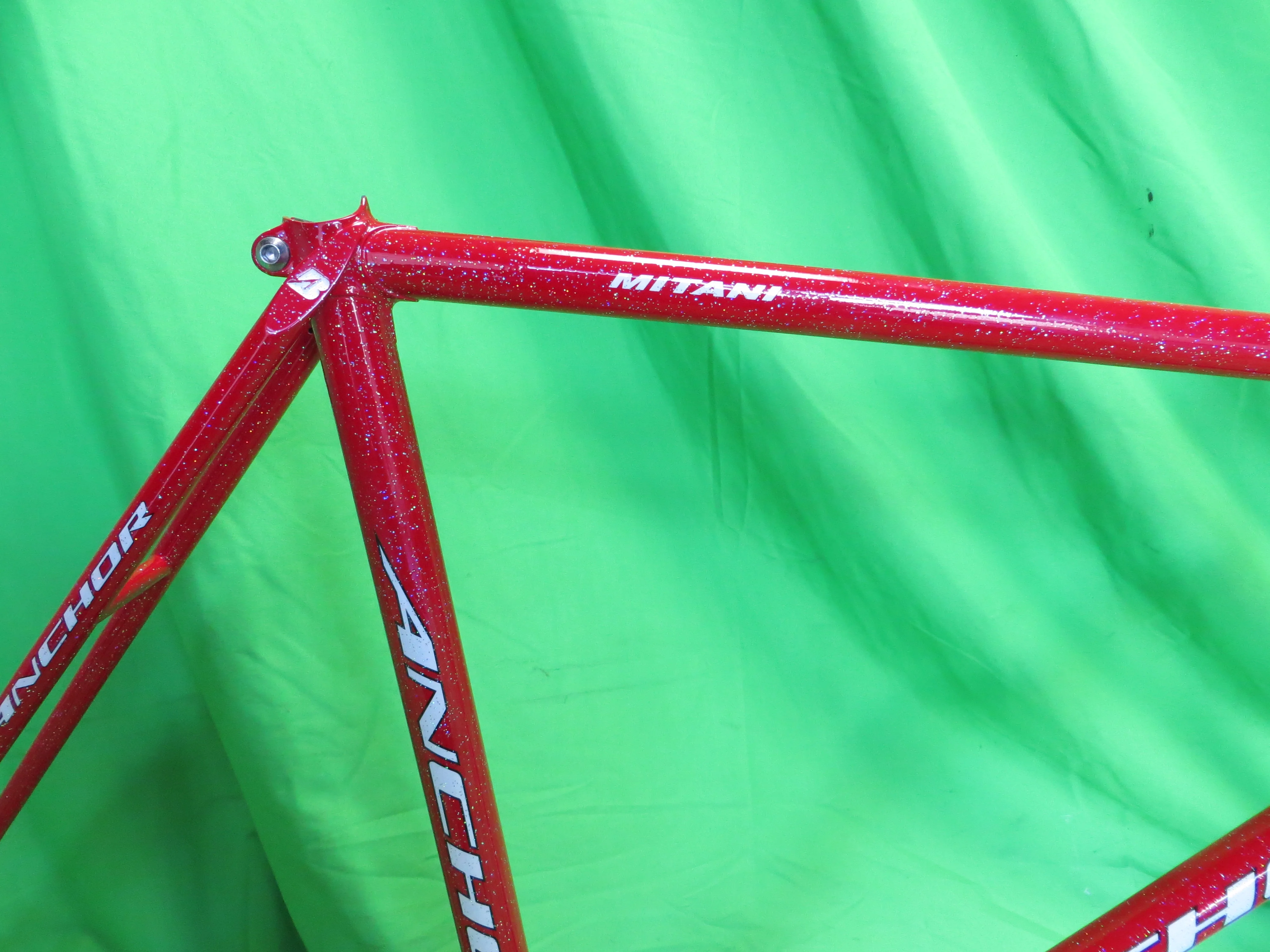 Anchor Kaisei 019 // Red with Rainbow Flake // 53cm - Image 12