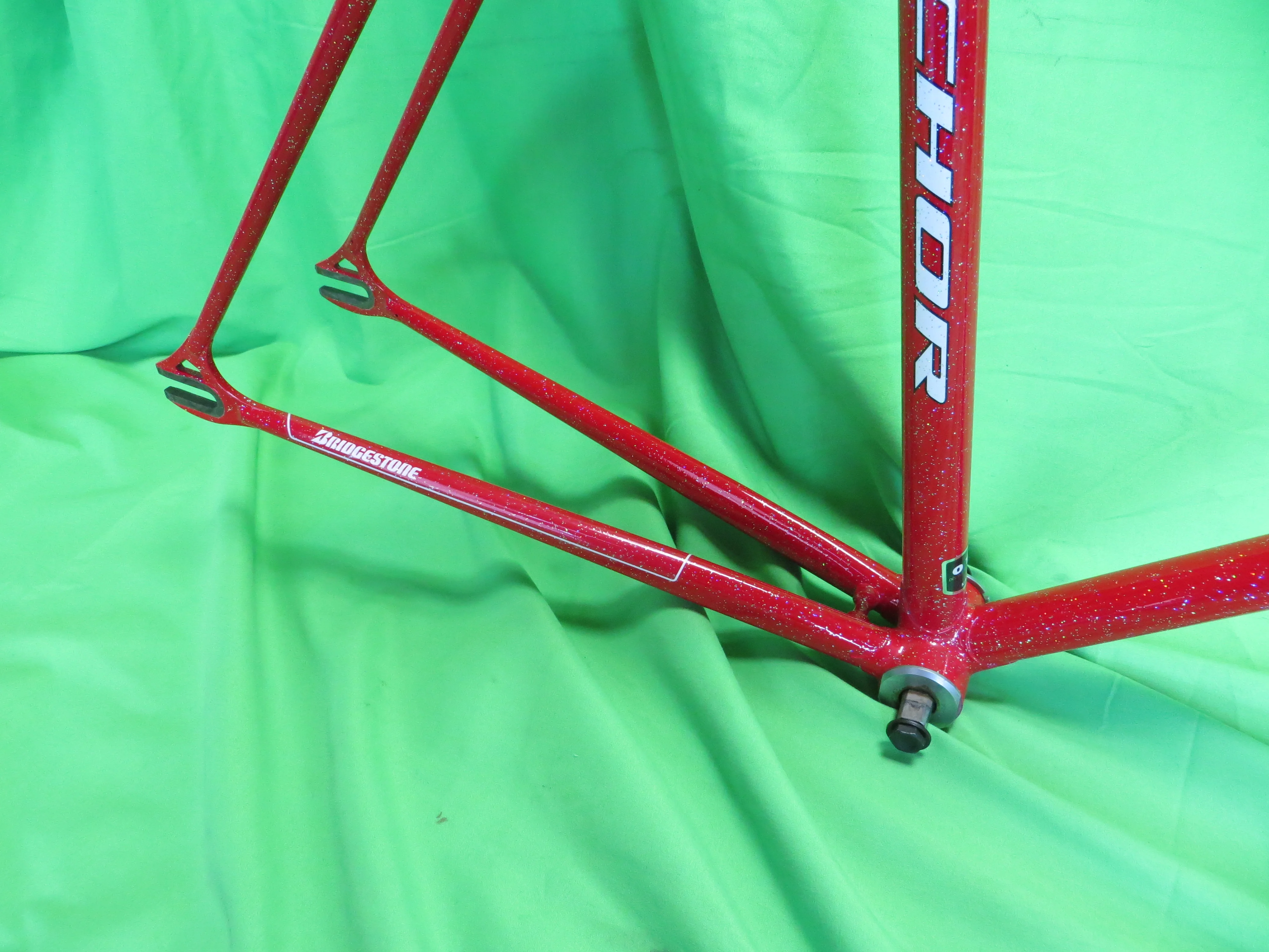 Anchor Kaisei 019 // Red with Rainbow Flake // 53cm - Image 14
