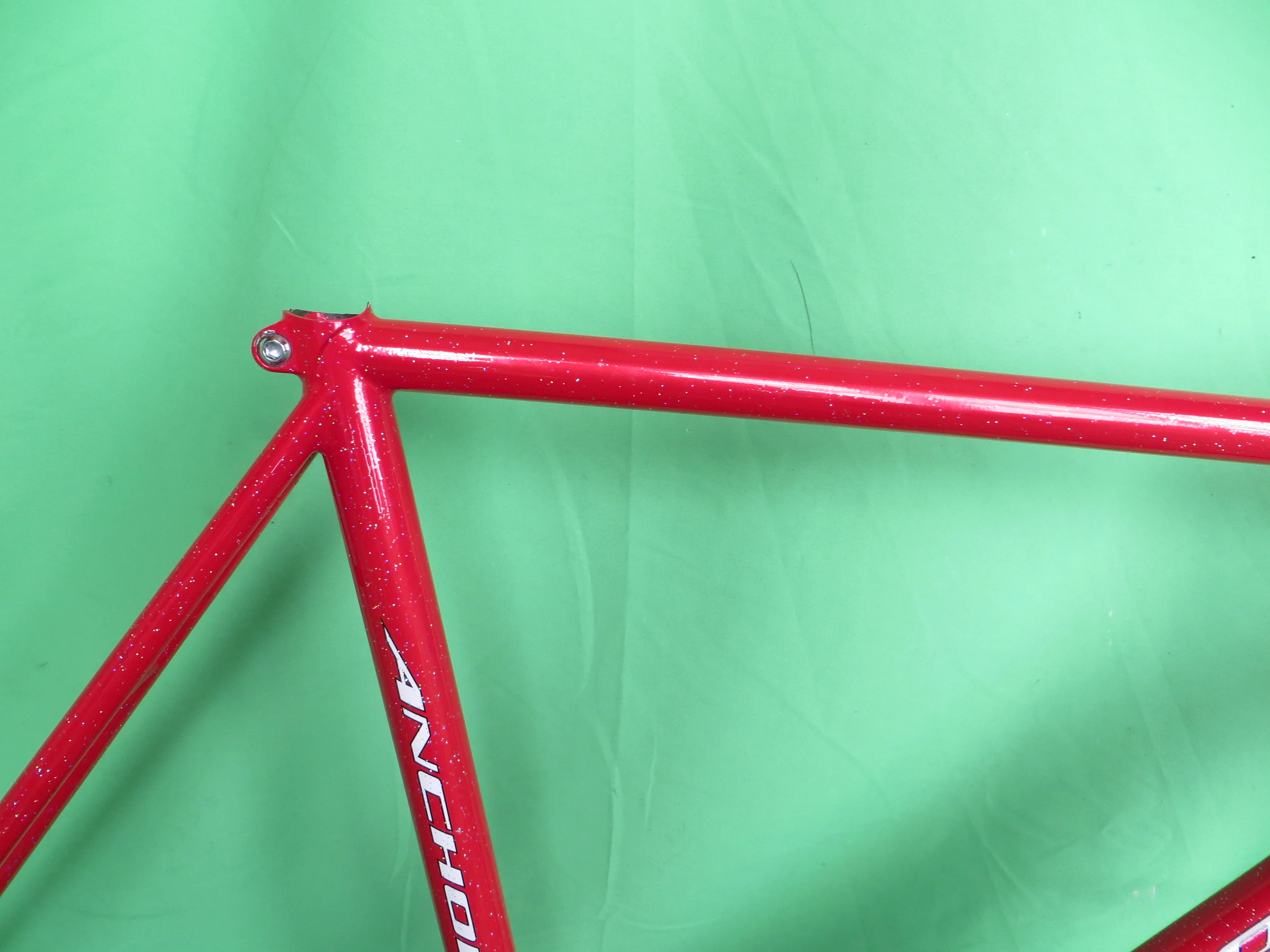 Anchor Lugless // Red with Rainbow Flake // 52.5cm - Image 12