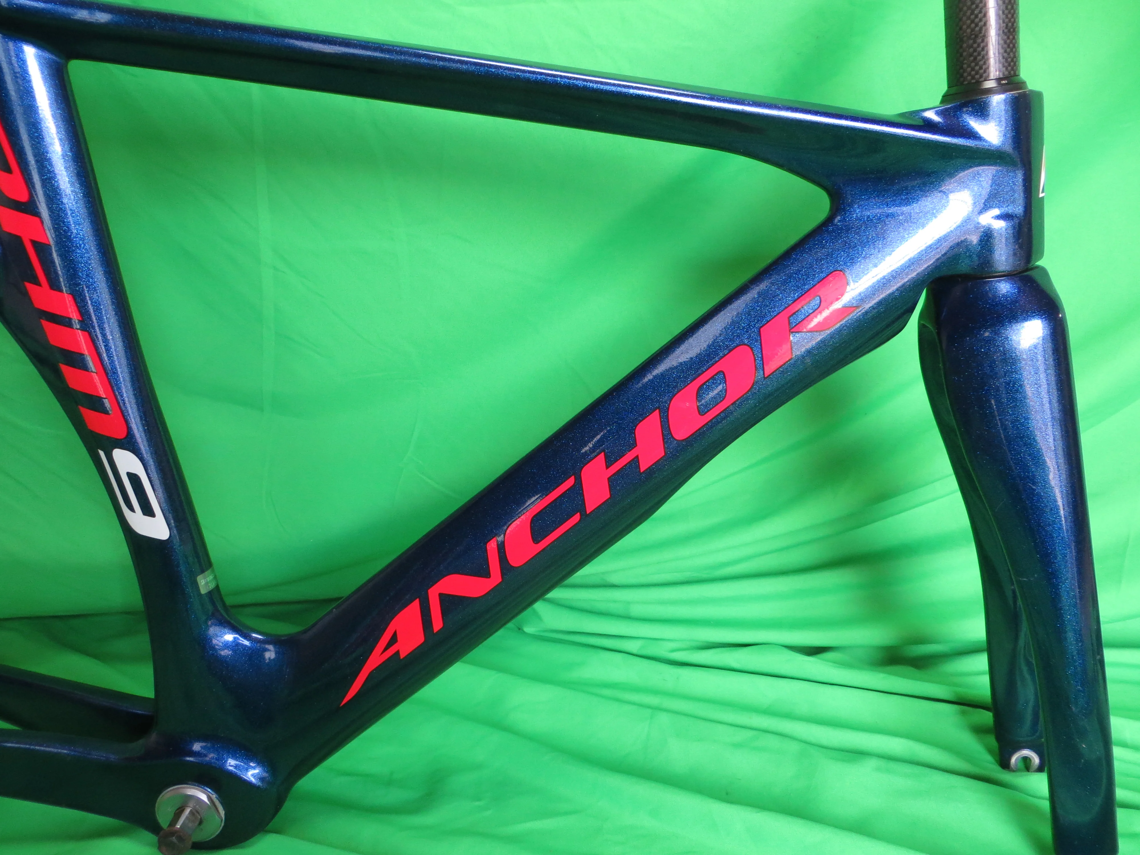 Anchor PHM9 Girl's Keirin Carbon Track Frame // Dark Blue Metallic // 48cm NJS Approved - Image 12