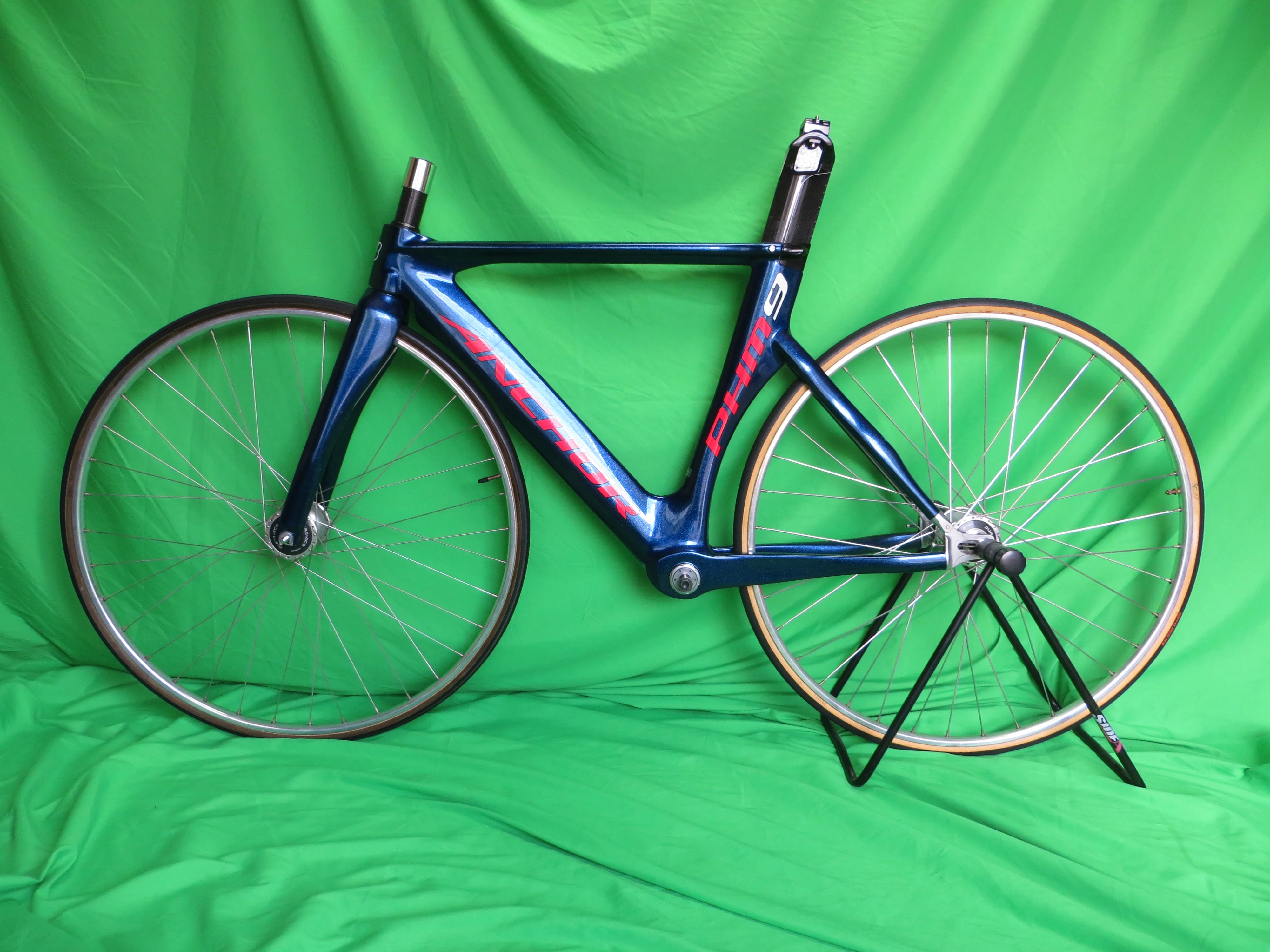 Anchor PHM9 Girl's Keirin Carbon Track Frame // Dark Blue Metallic // 48cm NJS Approved - Image 15