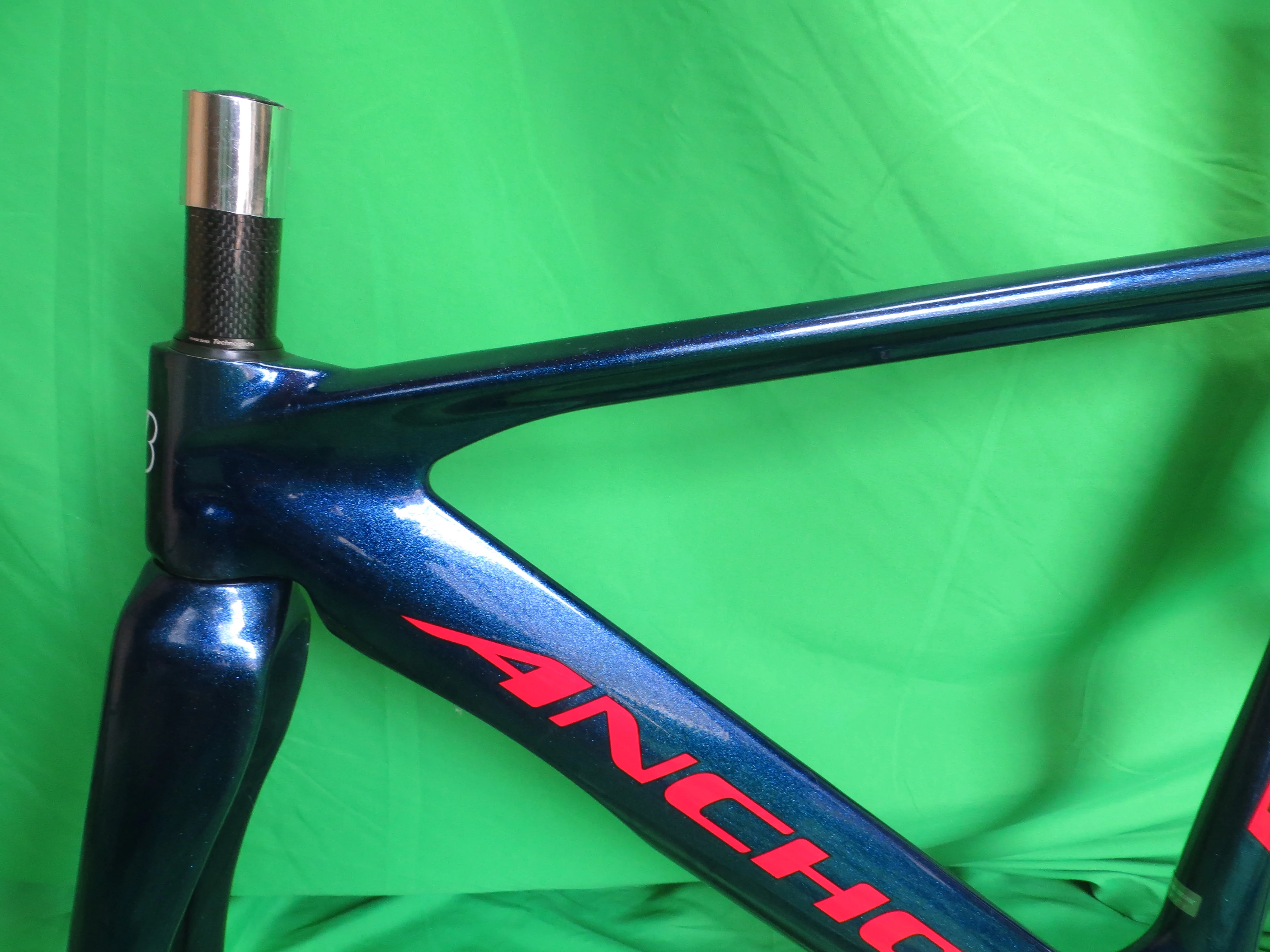 Anchor PHM9 Girl's Keirin Carbon Track Frame // Dark Blue Metallic // 48cm NJS Approved - Image 4