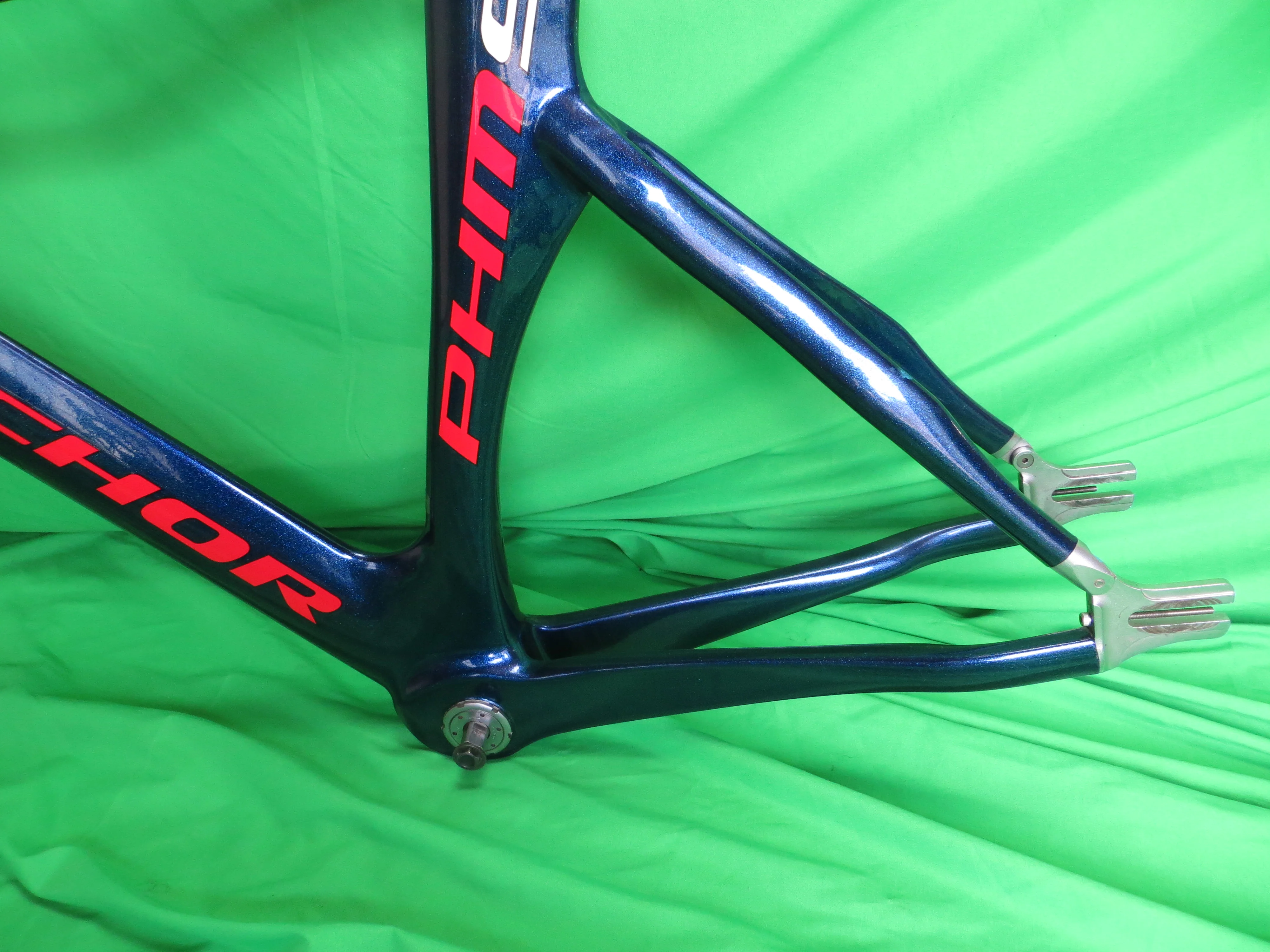 Anchor PHM9 Girl's Keirin Carbon Track Frame // Dark Blue Metallic // 48cm NJS Approved - Image 6
