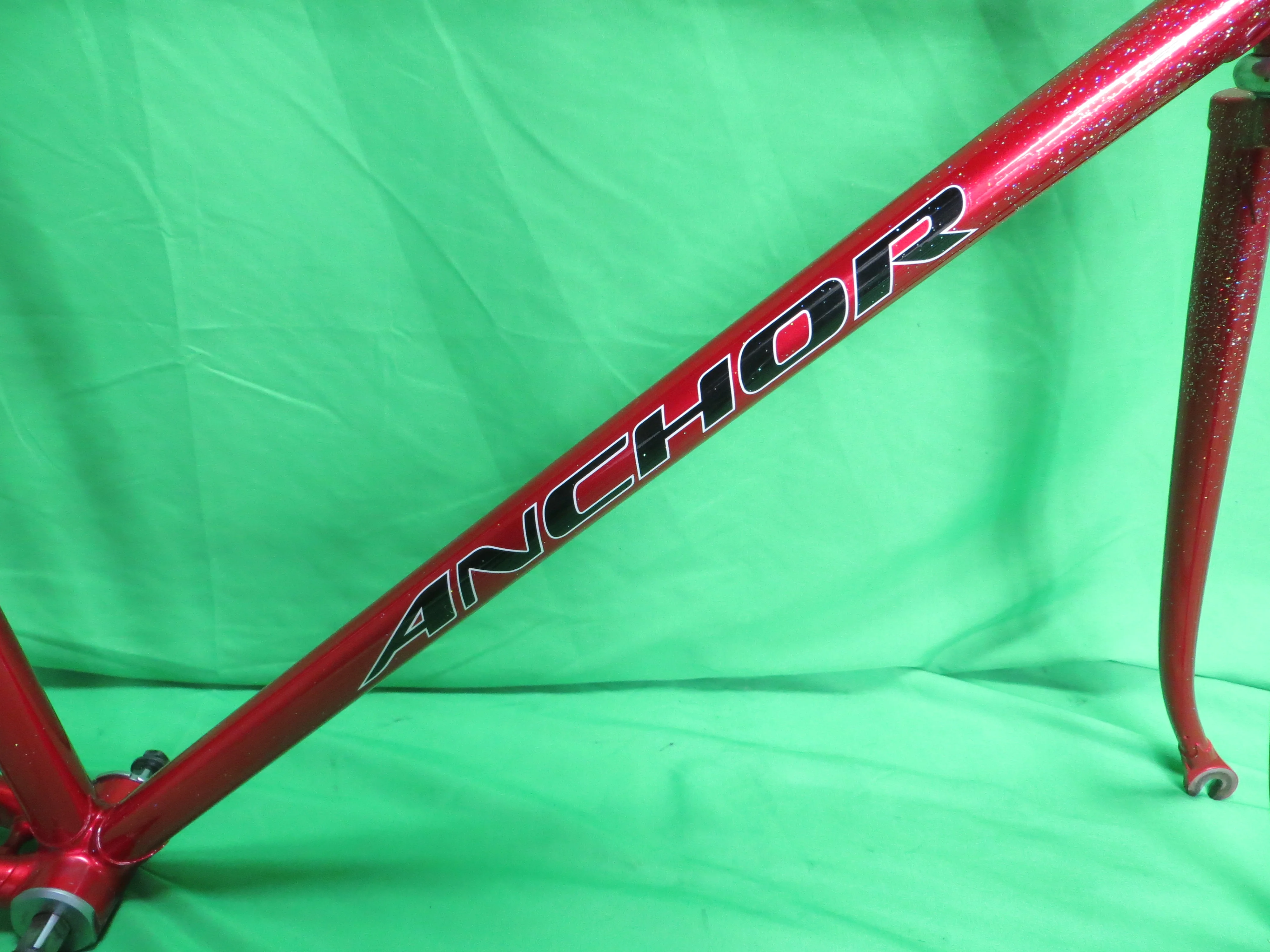 Anchor // Red Metallic with Rainbow Flake // 52cm - Image 13