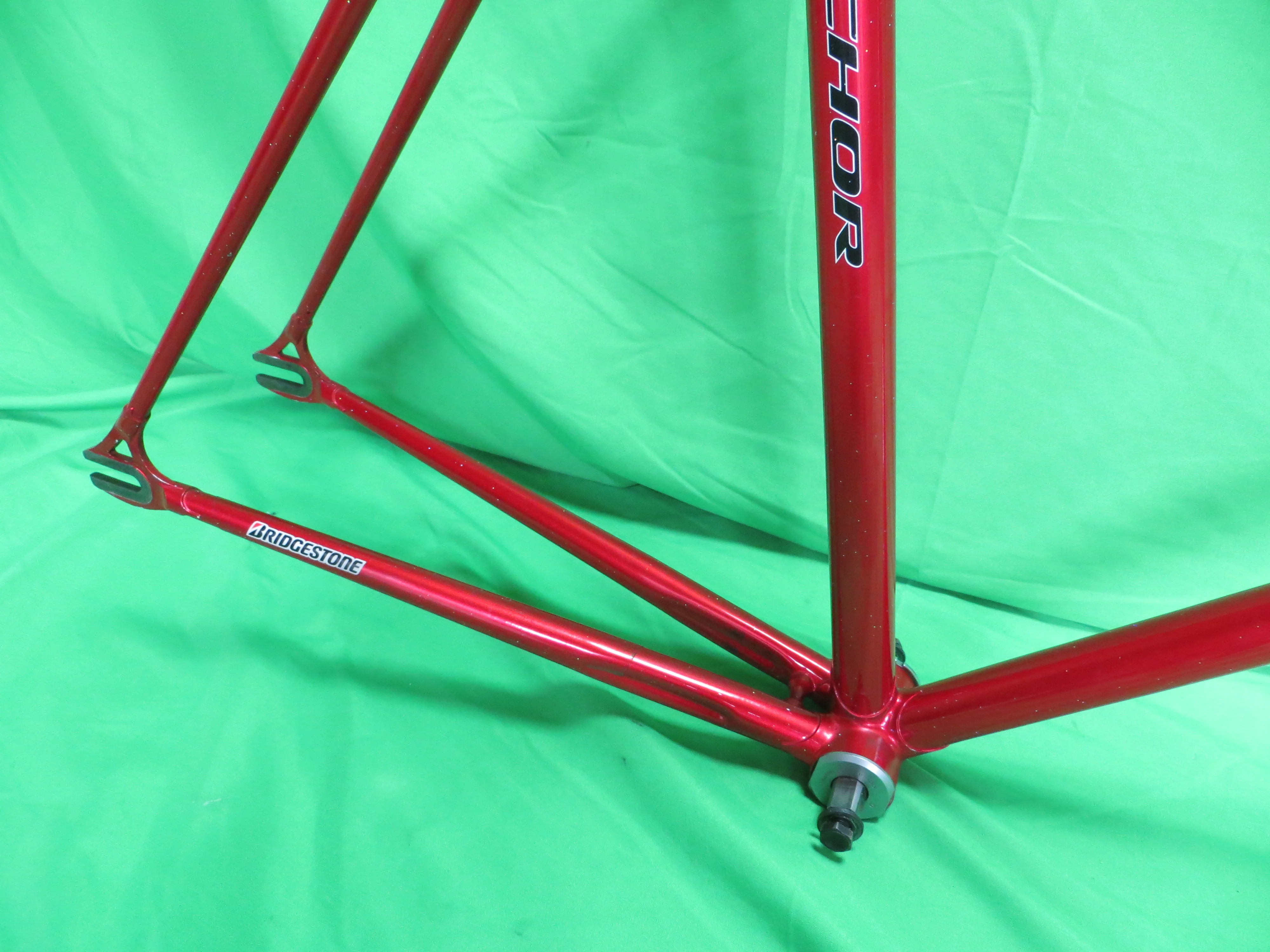 Anchor // Red Metallic with Rainbow Flake // 52cm - Image 14