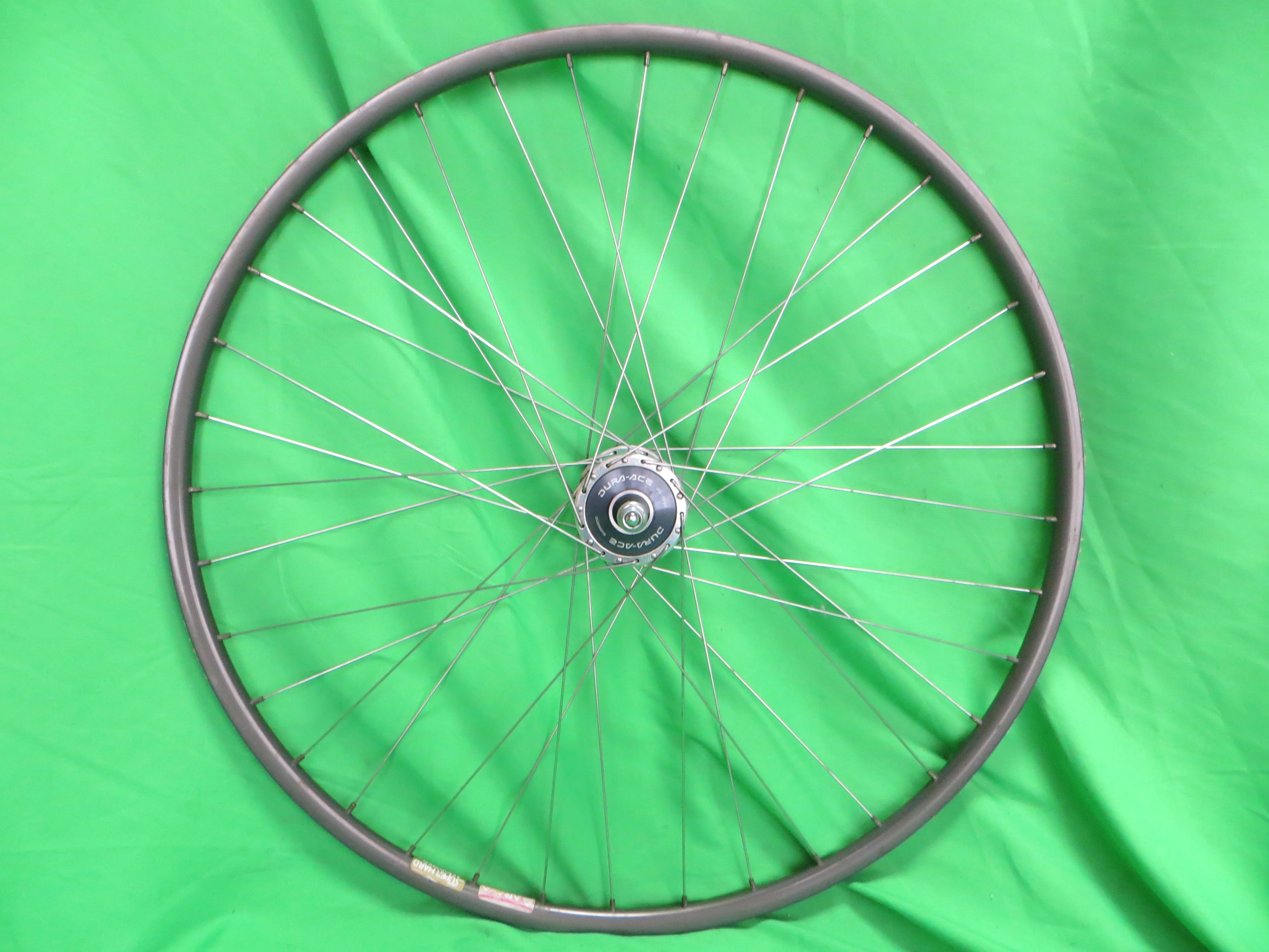 Araya Aero 4 700c 36H Tubular Rim, Shimano Dura Ace HB-7600 100mm/8mm NJS Front Hub (25042303) - Image 4