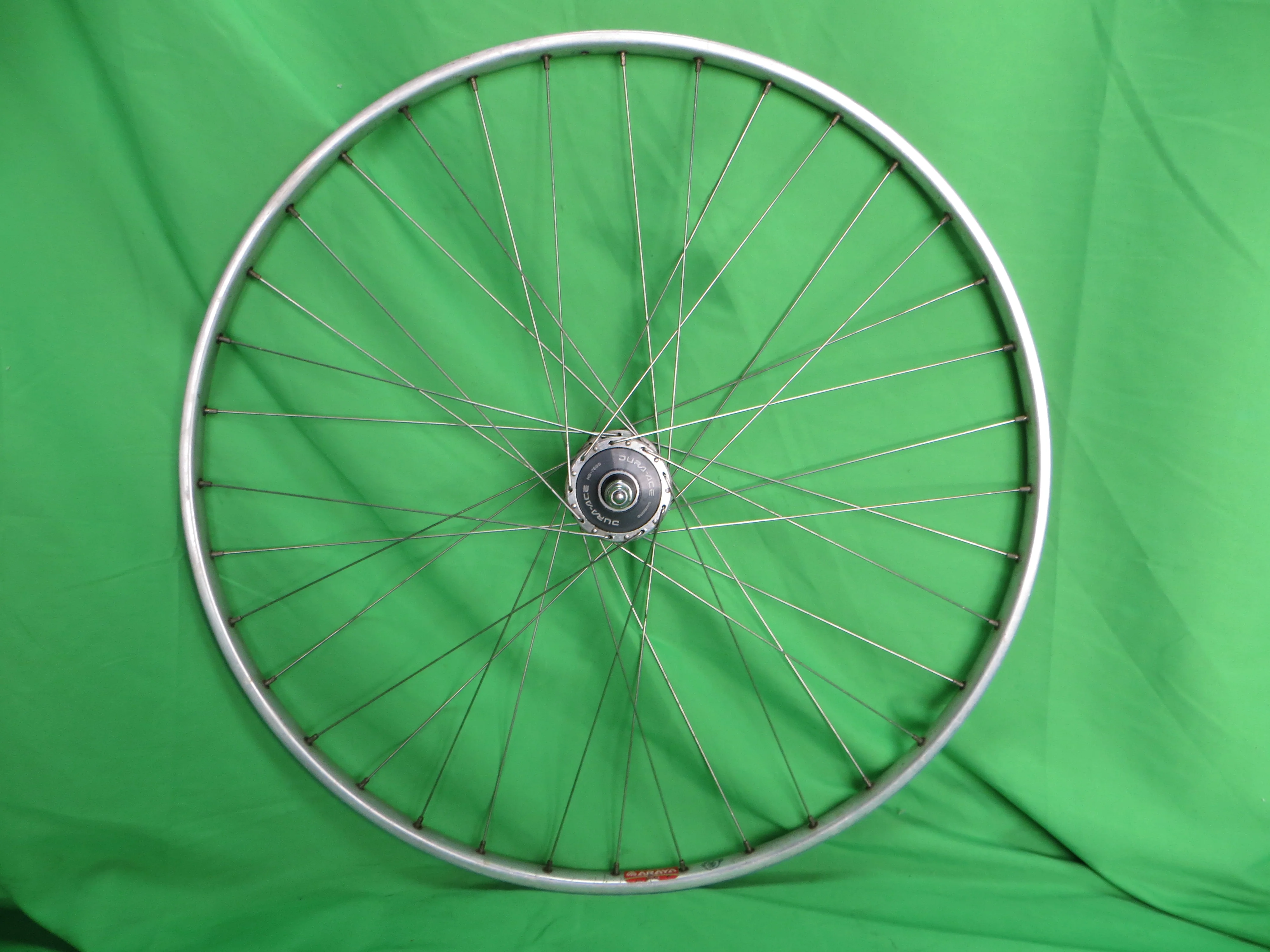 Araya Gold 16B 700c Tubular NJS rim, Shimano Dura Ace HB-7600 36H NJS 100mm/8mm Front Hub (25012504)
