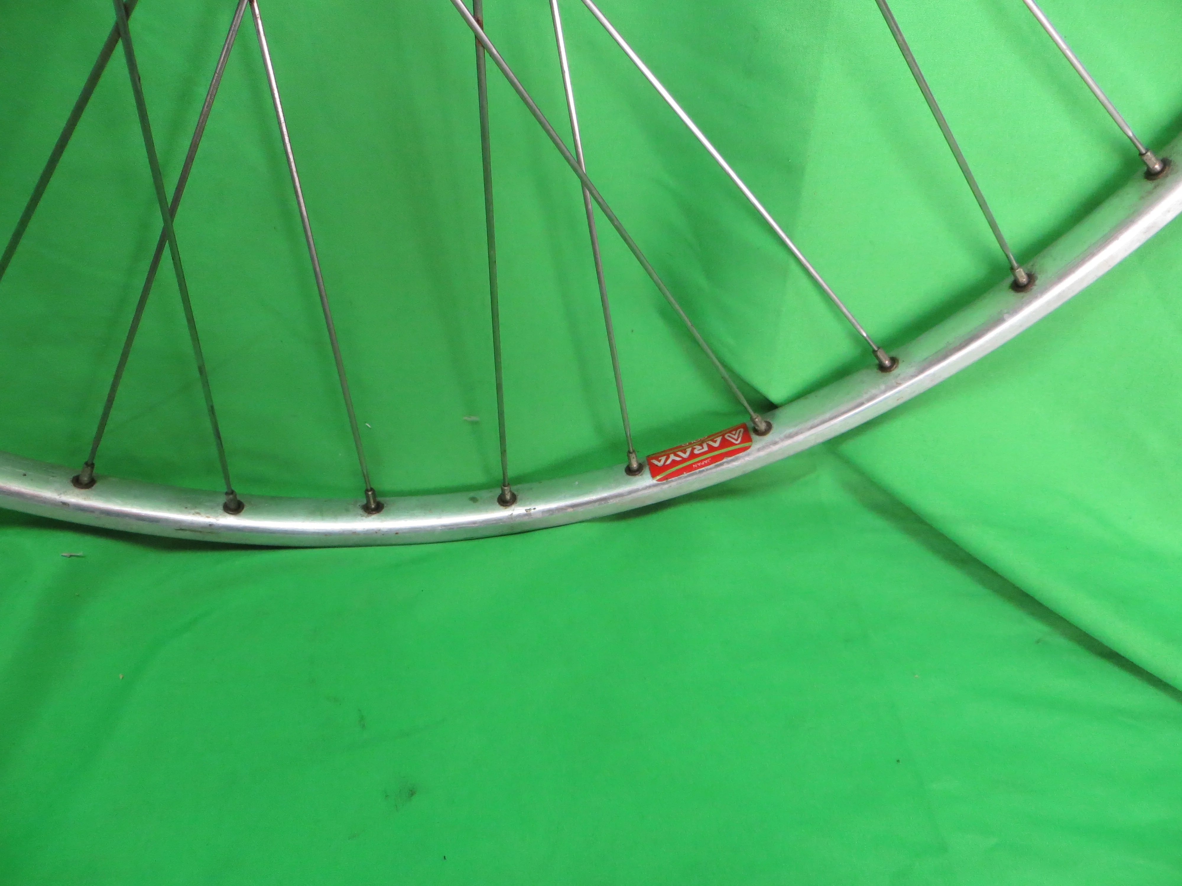 Araya Gold 16B 700c Tubular NJS rim, Shimano Dura Ace HB-7600 36H NJS 100mm/8mm Front Hub (25012506) - Image 6