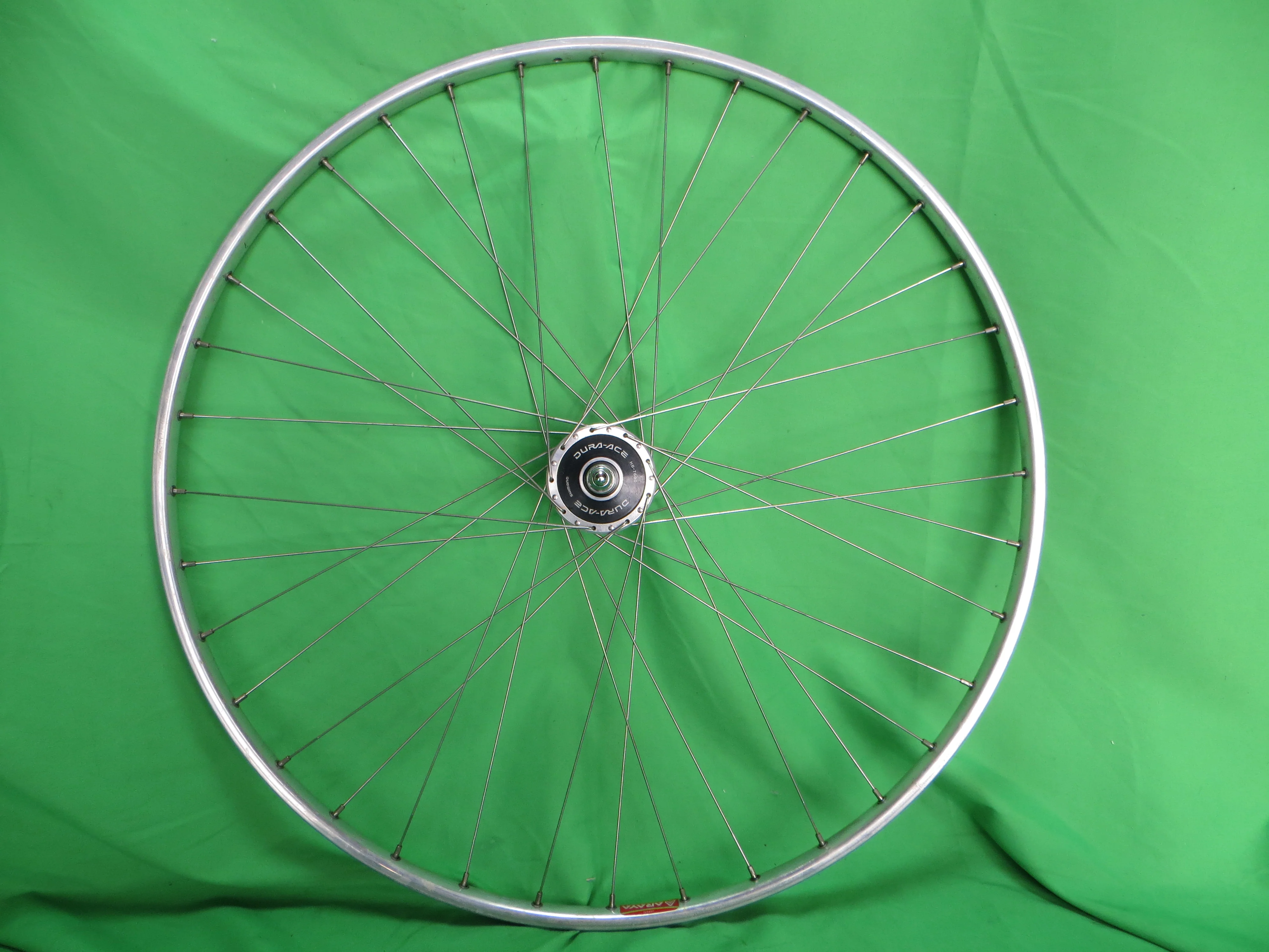 Araya Gold 16B 700c Tubular NJS rim, Shimano Dura Ace HB-7600 36H NJS 100mm/8mm Front Hub (25012507)