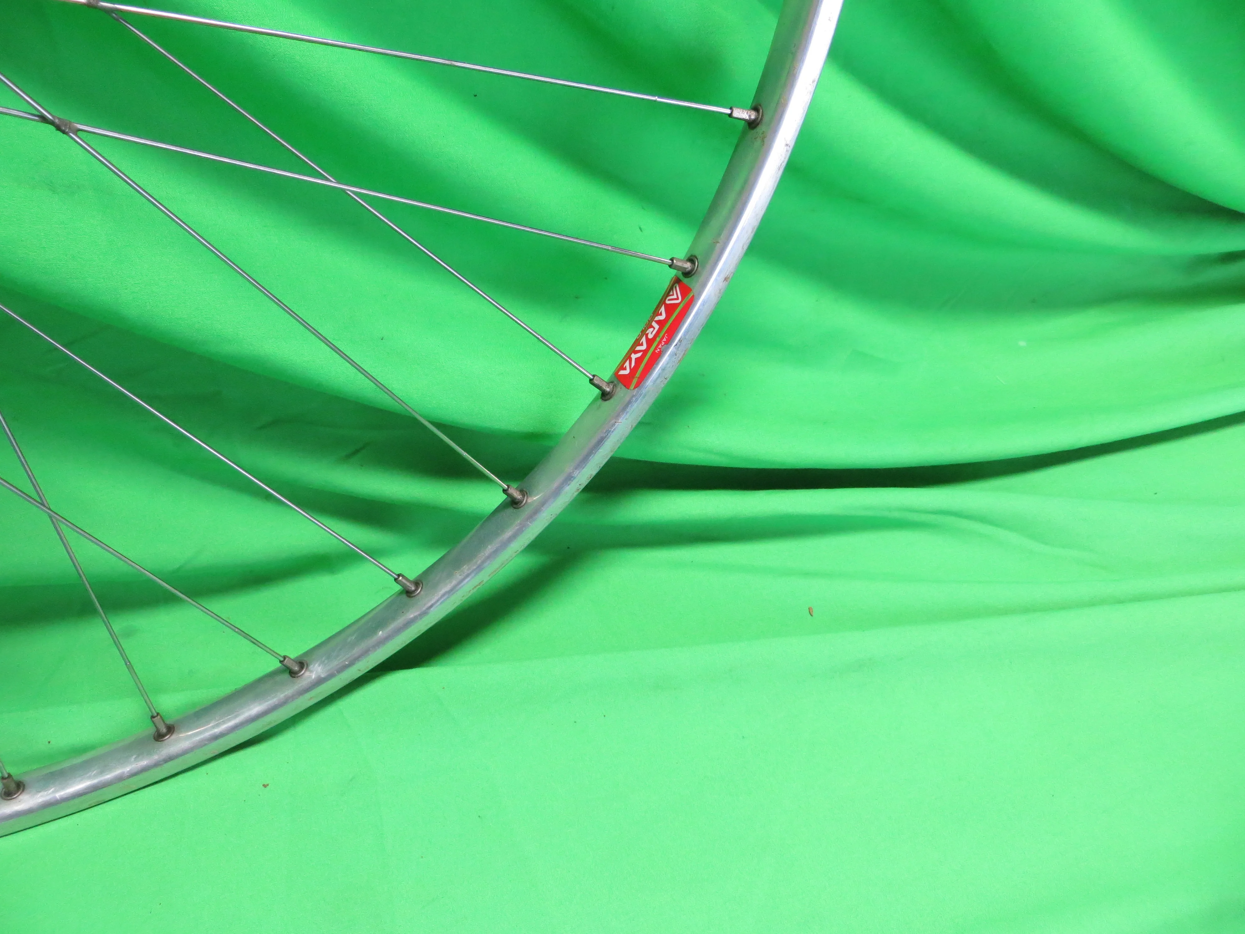Araya Gold 16B 700c Tubular NJS rim, Shimano Dura Ace HB-7600 NJS 100mm/9mm Front Hub (23111905) - Image 6