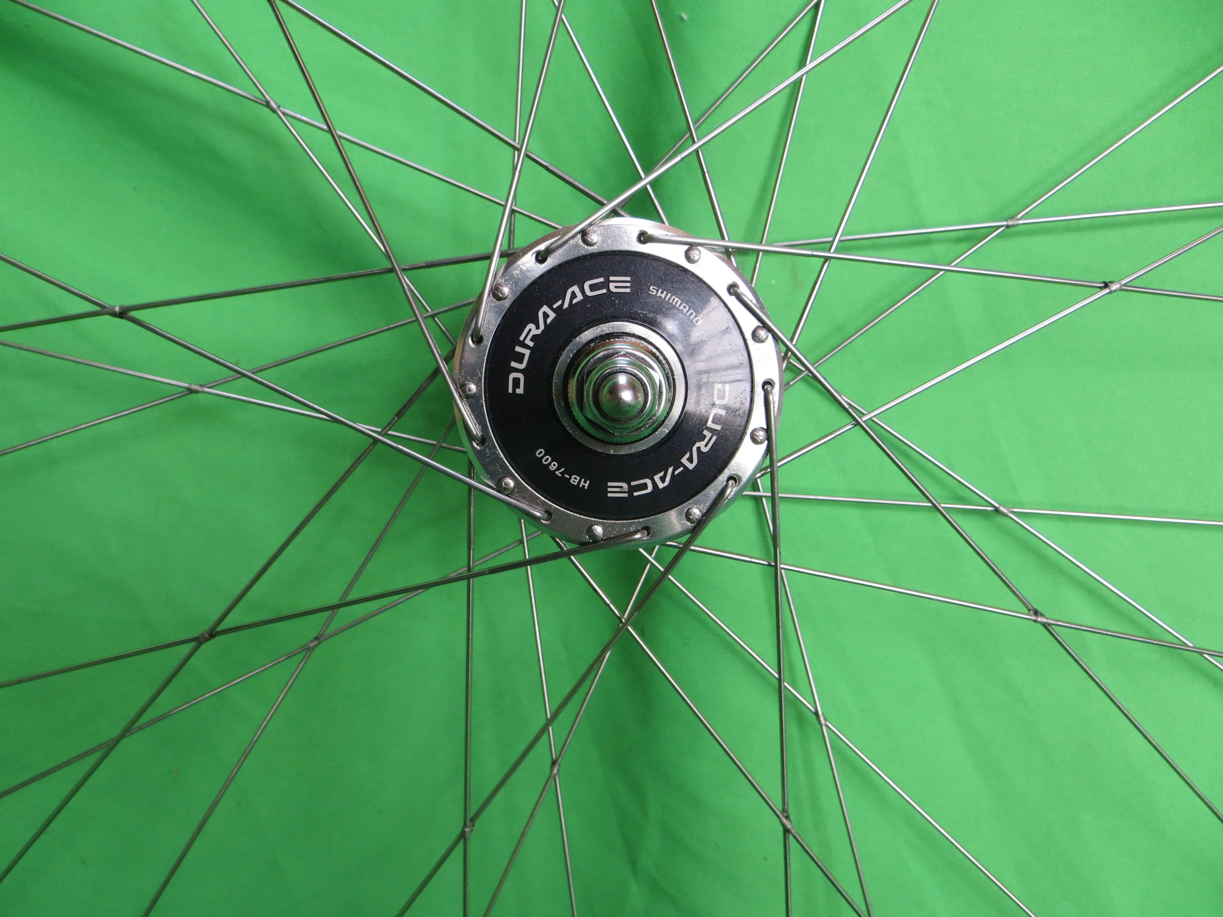 Araya Gold 16B 700c Tubular NJS Rim, Shimano Dura Ace HB-7600 NJS 100mm/9mm Front Hub, Soyo Tire (25011431) - Image 5