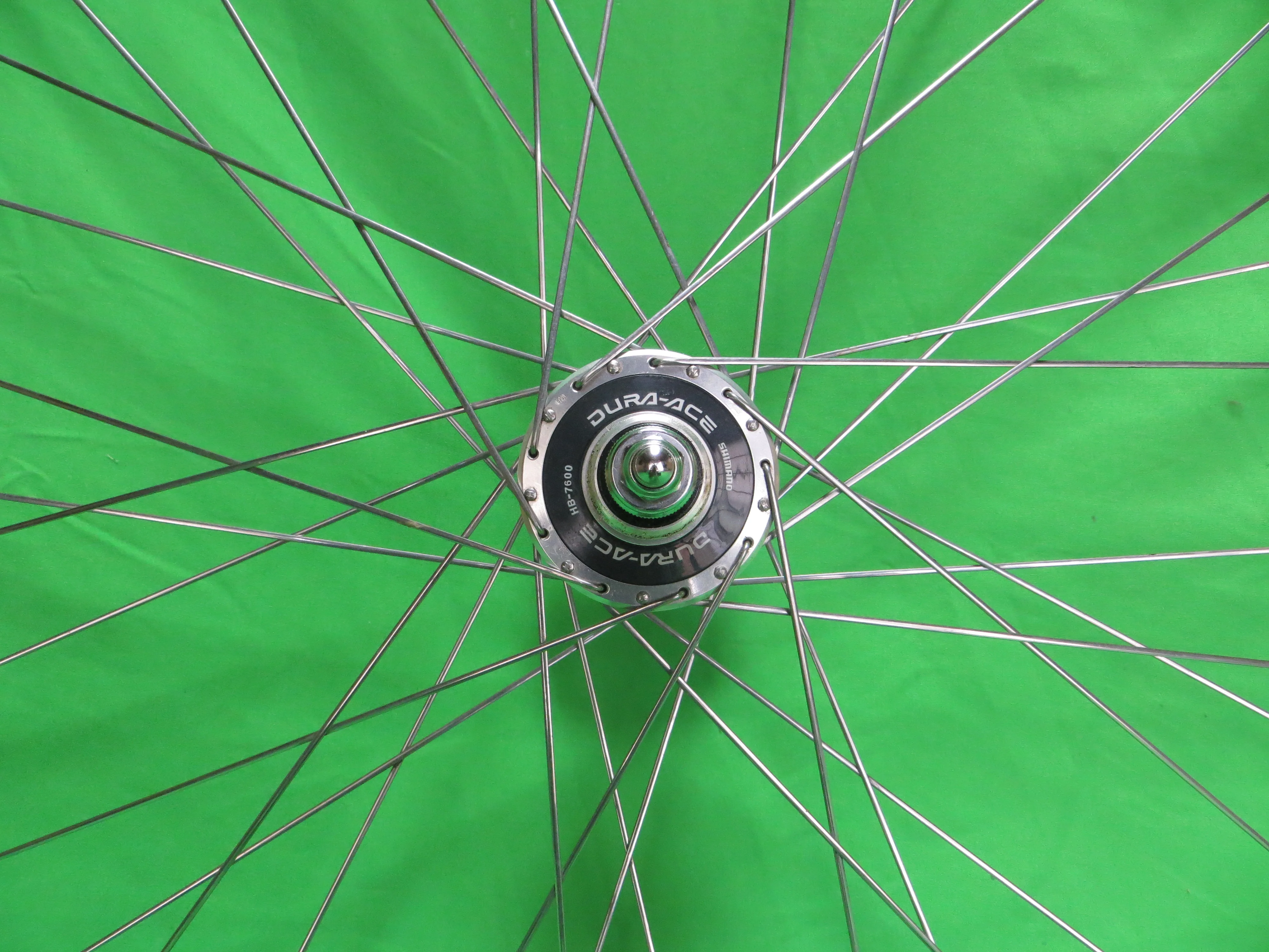 Araya Gold 16B 700c Tubular NJS rim, Shimano Dura Ace HB-7600 NJS 120mm/10mm Rear Hub (24100609) - Image 5