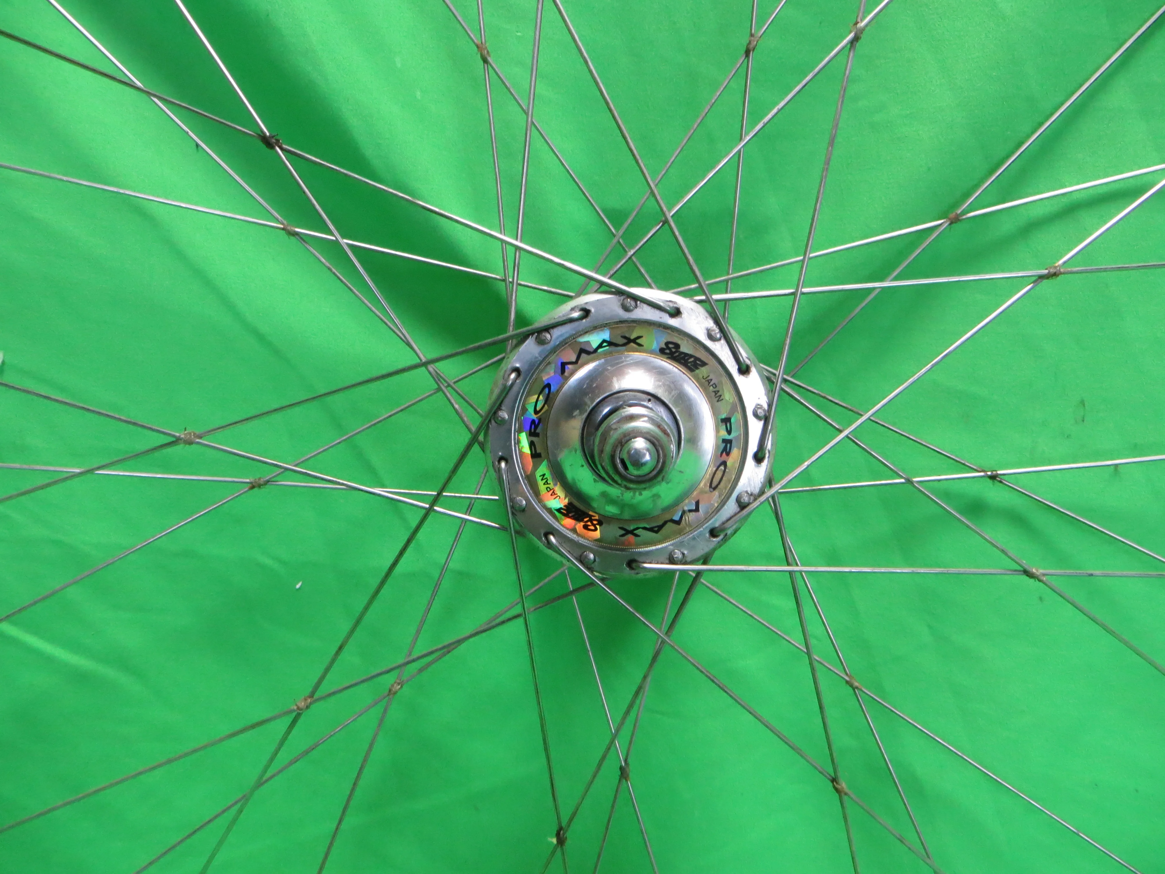 Araya Gold 16B 700c Tubular NJS rim, Suzue Pro Max NJS 100mm/9mm Front Hub (25021904) - Image 2