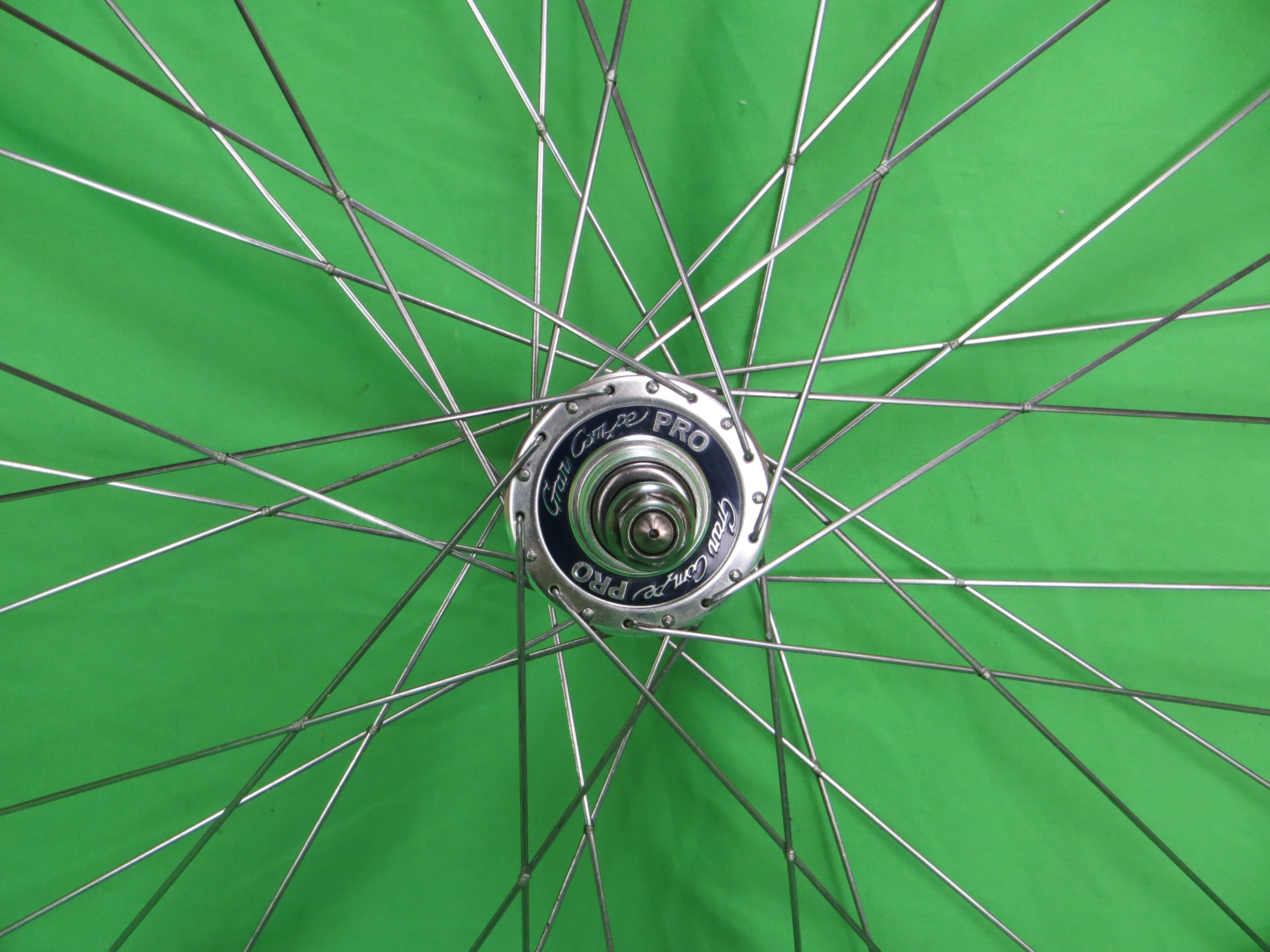 Araya Gold 16B NJS 700c 36H Tubular Rim, Gran Compe Pro 120mm NJS Rear Hub (25011201) - Image 5