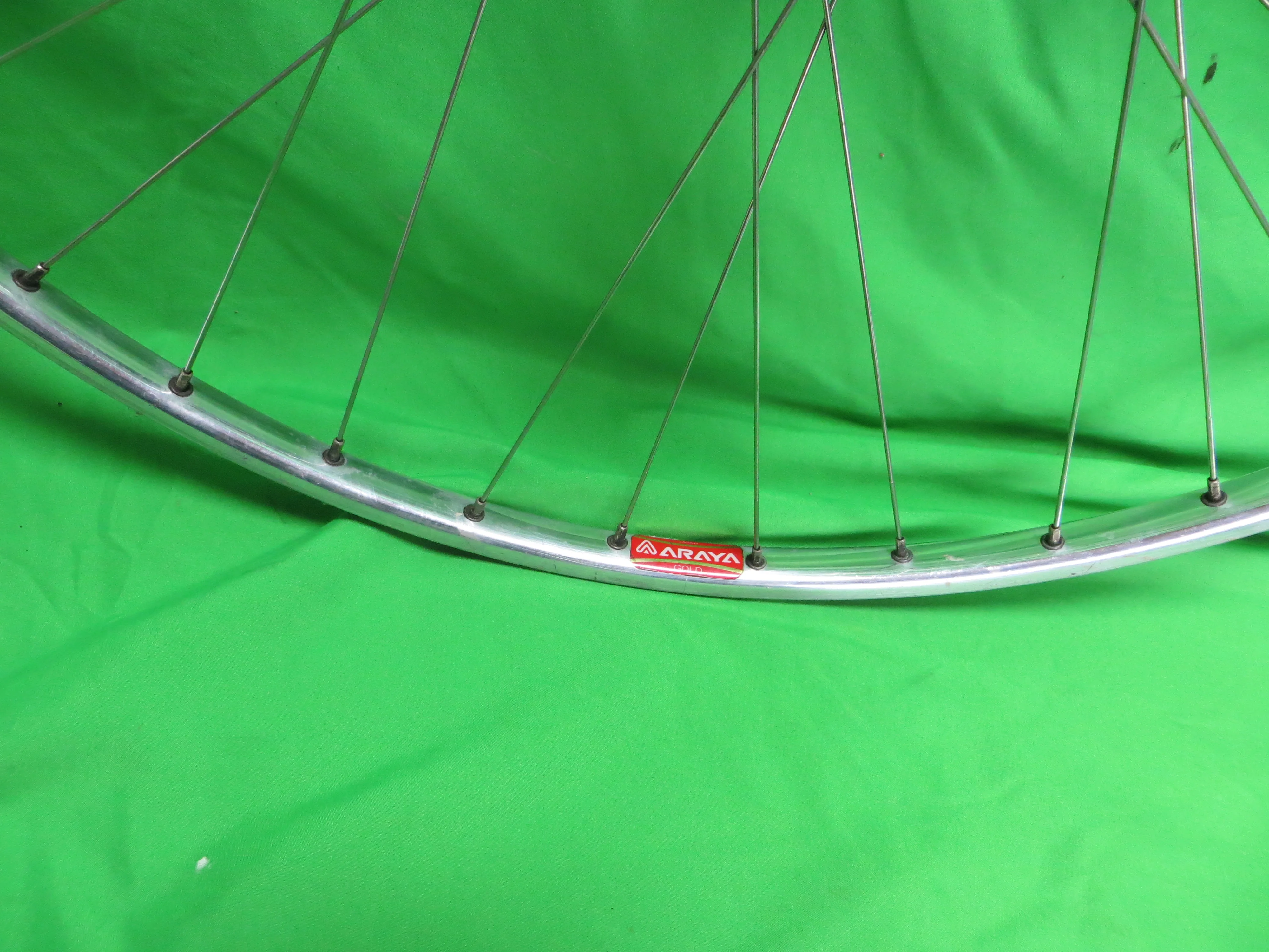 Araya Gold 16B NJS 700c 36H Tubular Rim, Sansin Professional 120mm NJS Rear Hub (24012102) - Image 3