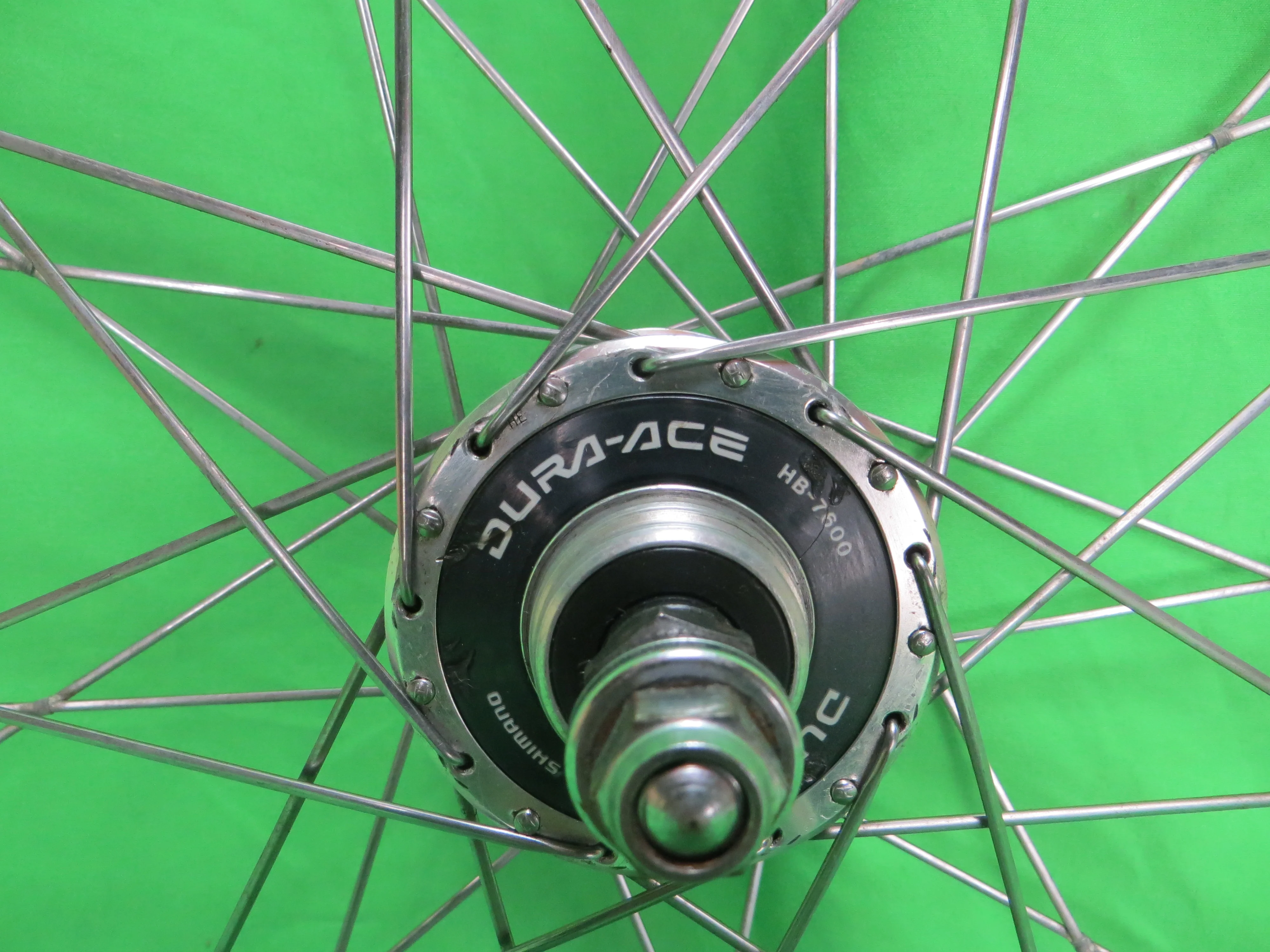 Araya Gold 16B NJS 700c 36H Tubular Rim, Shimano Dura Ace 120mm NJS Rear Hub (25011206) - Image 3