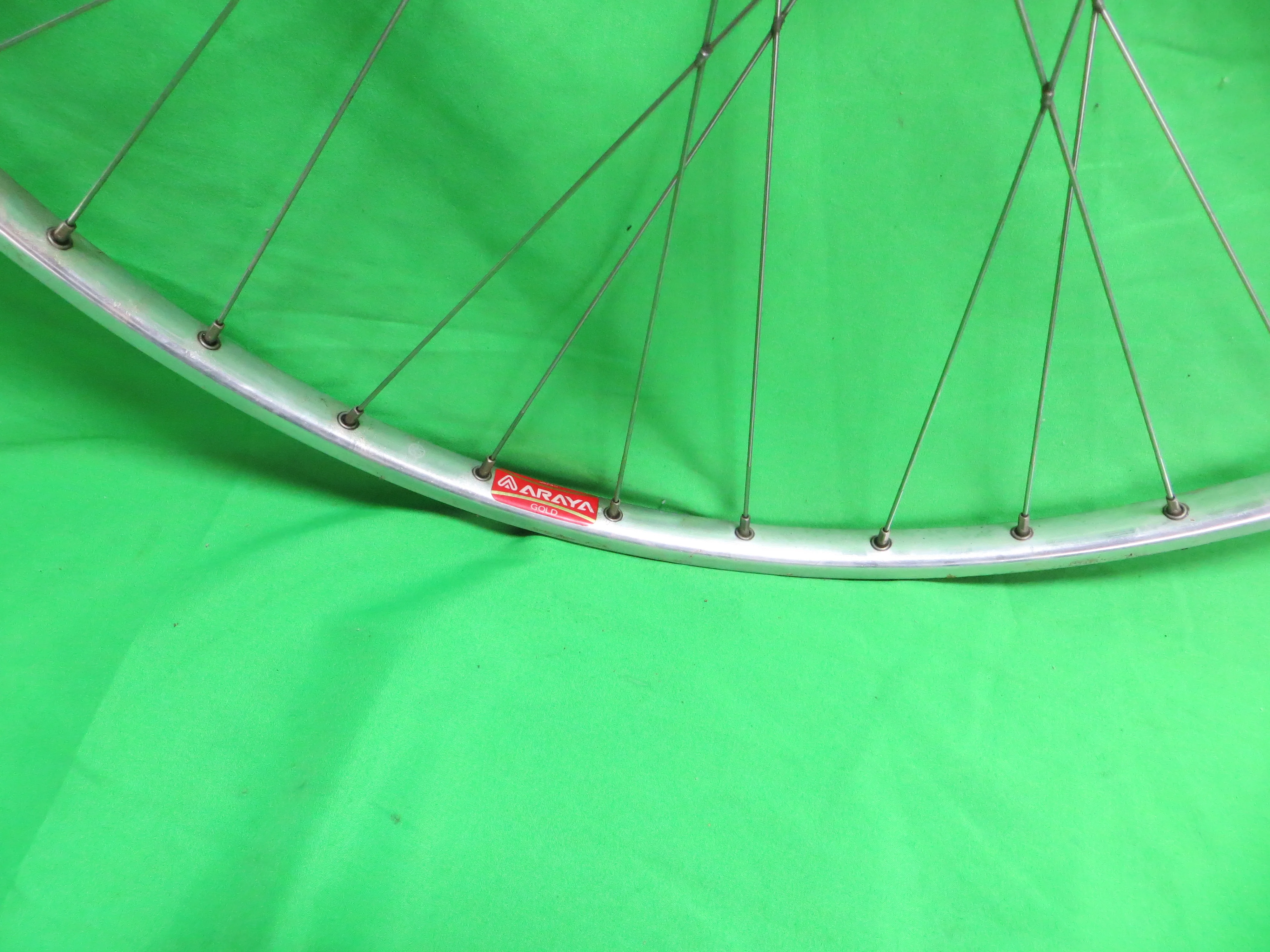Araya Gold 16B NJS 700c 36H Tubular Rim, Shimano Dura Ace 120mm NJS Rear Hub (25011603) - Image 6